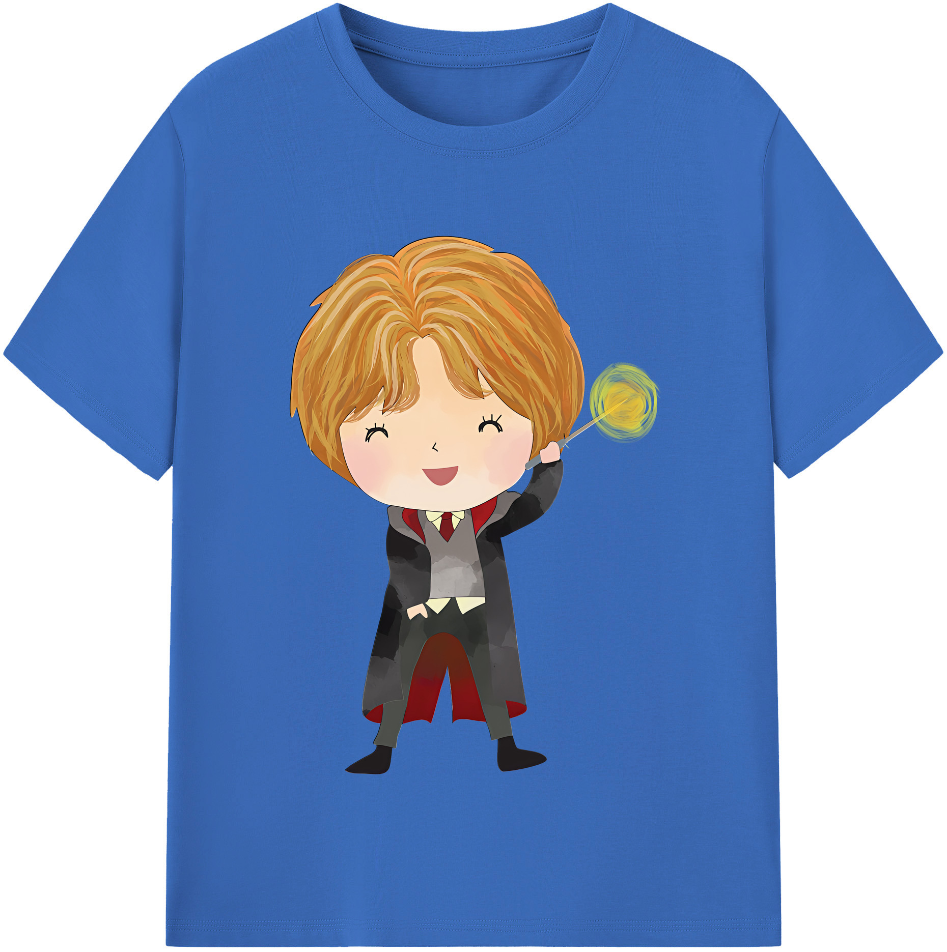 （画像用） Harry Potter ハリー・ポッターシリーズ 綿100％半袖Tシャツ（フロントプリント）