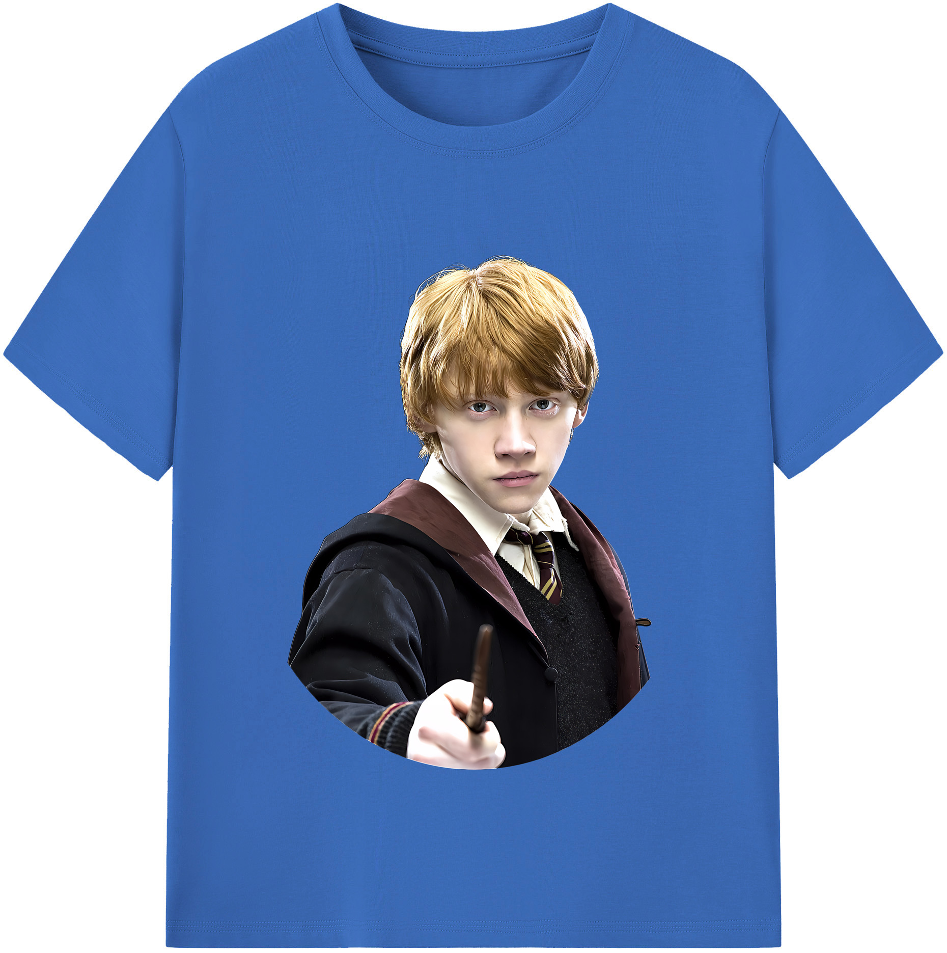 （画像用） Harry Potter ハリー・ポッターシリーズ 綿100％半袖Tシャツ（フロントプリント）