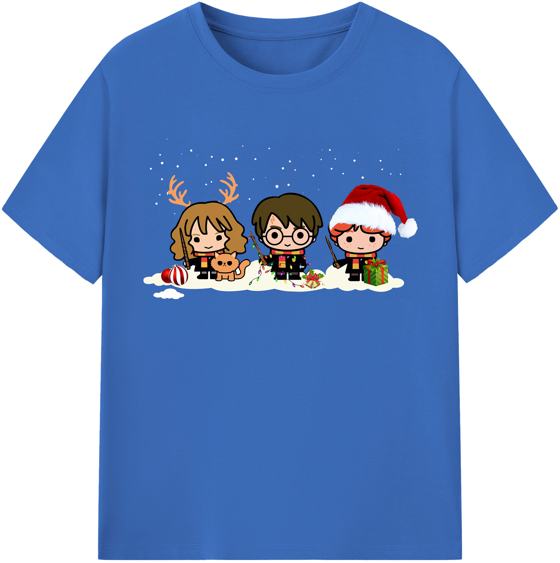 （画像用） Harry Potter ハリー・ポッターシリーズ 綿100％半袖Tシャツ（フロントプリント）