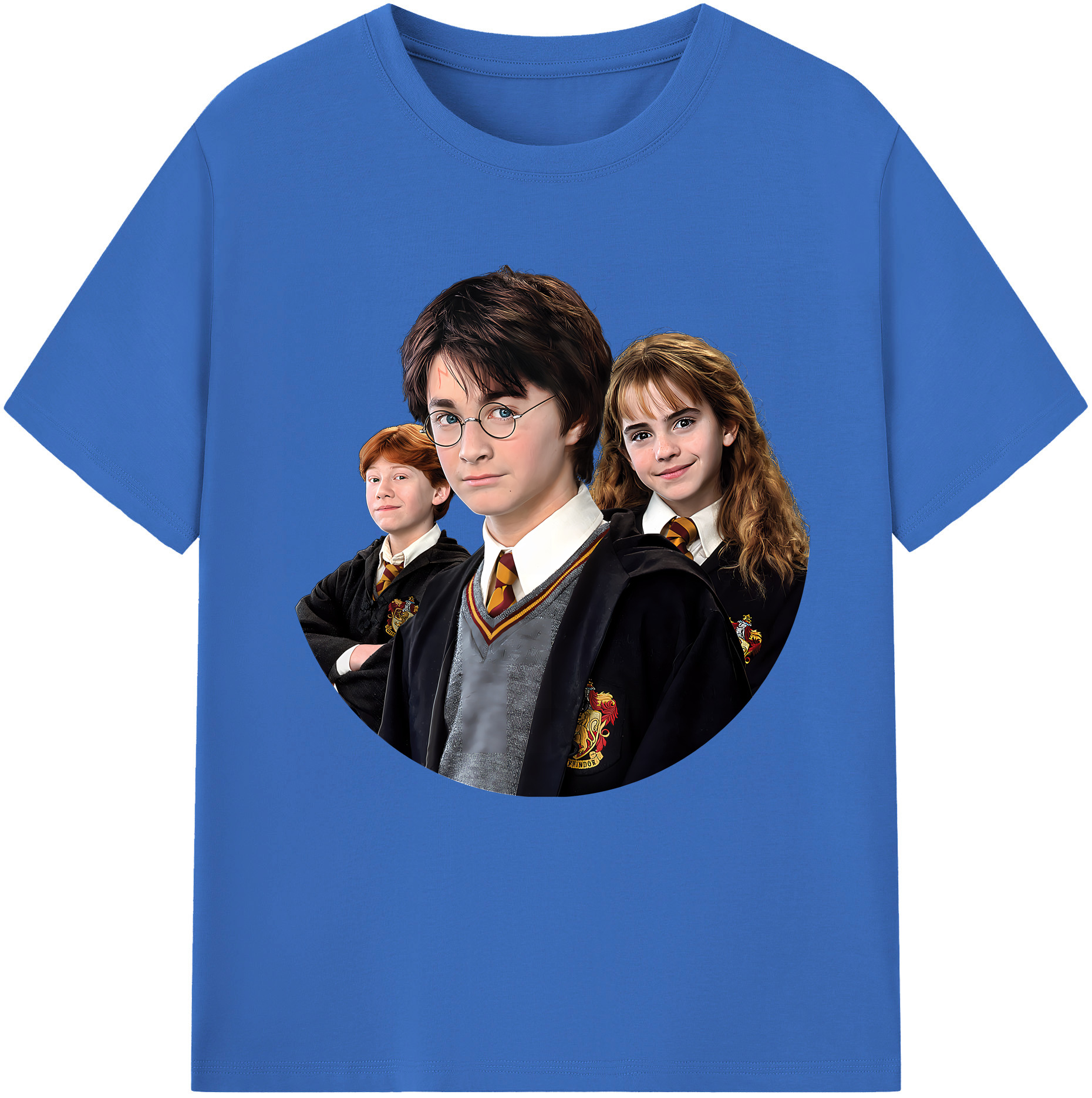 （画像用） Harry Potter ハリー・ポッターシリーズ 綿100％半袖Tシャツ（フロントプリント）