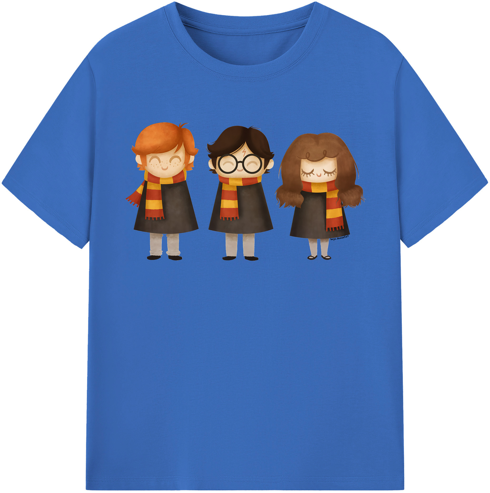 （画像用） Harry Potter ハリー・ポッターシリーズ 綿100％半袖Tシャツ（フロントプリント）