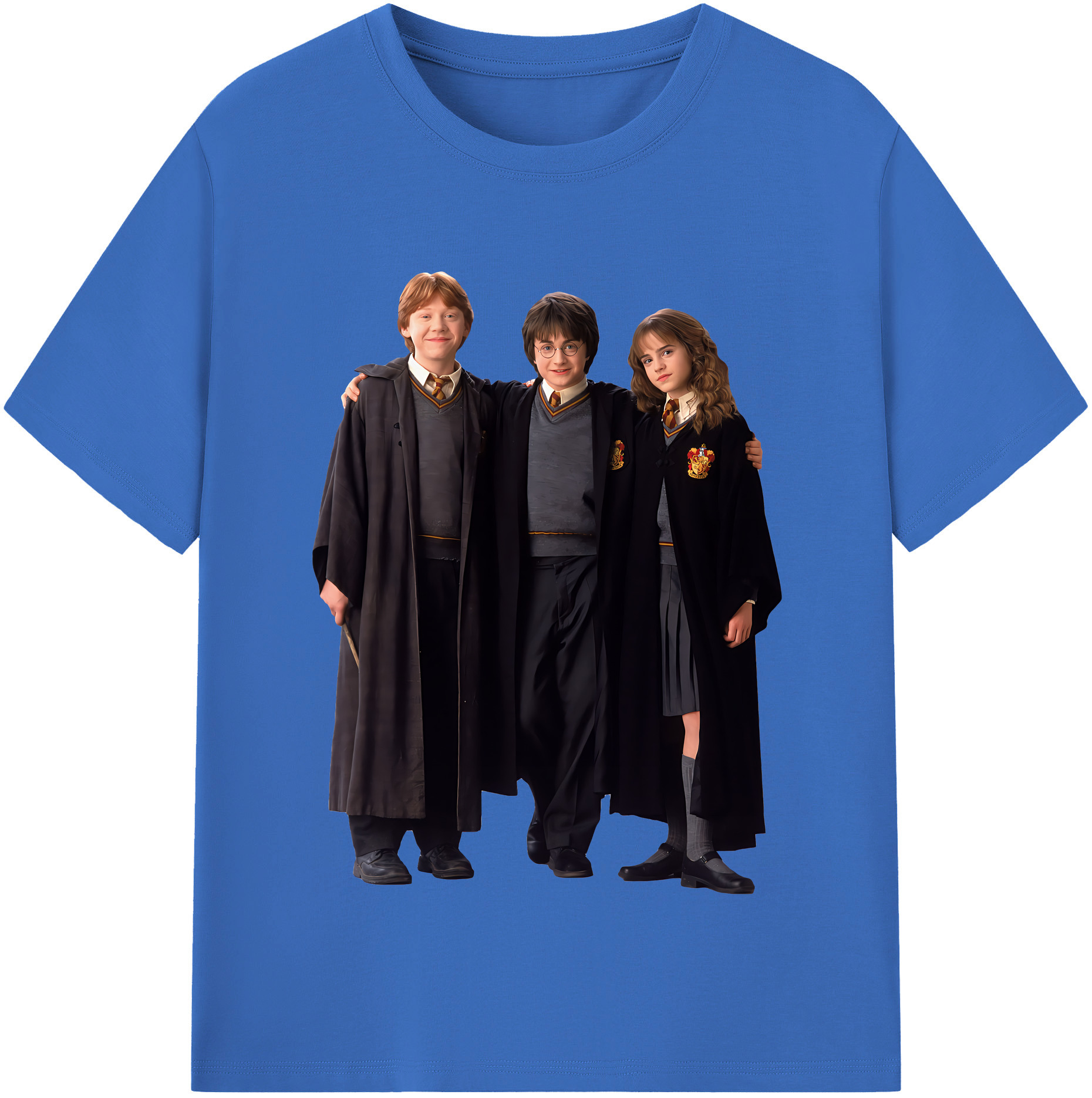 （画像用） Harry Potter ハリー・ポッターシリーズ 綿100％半袖Tシャツ（フロントプリント）