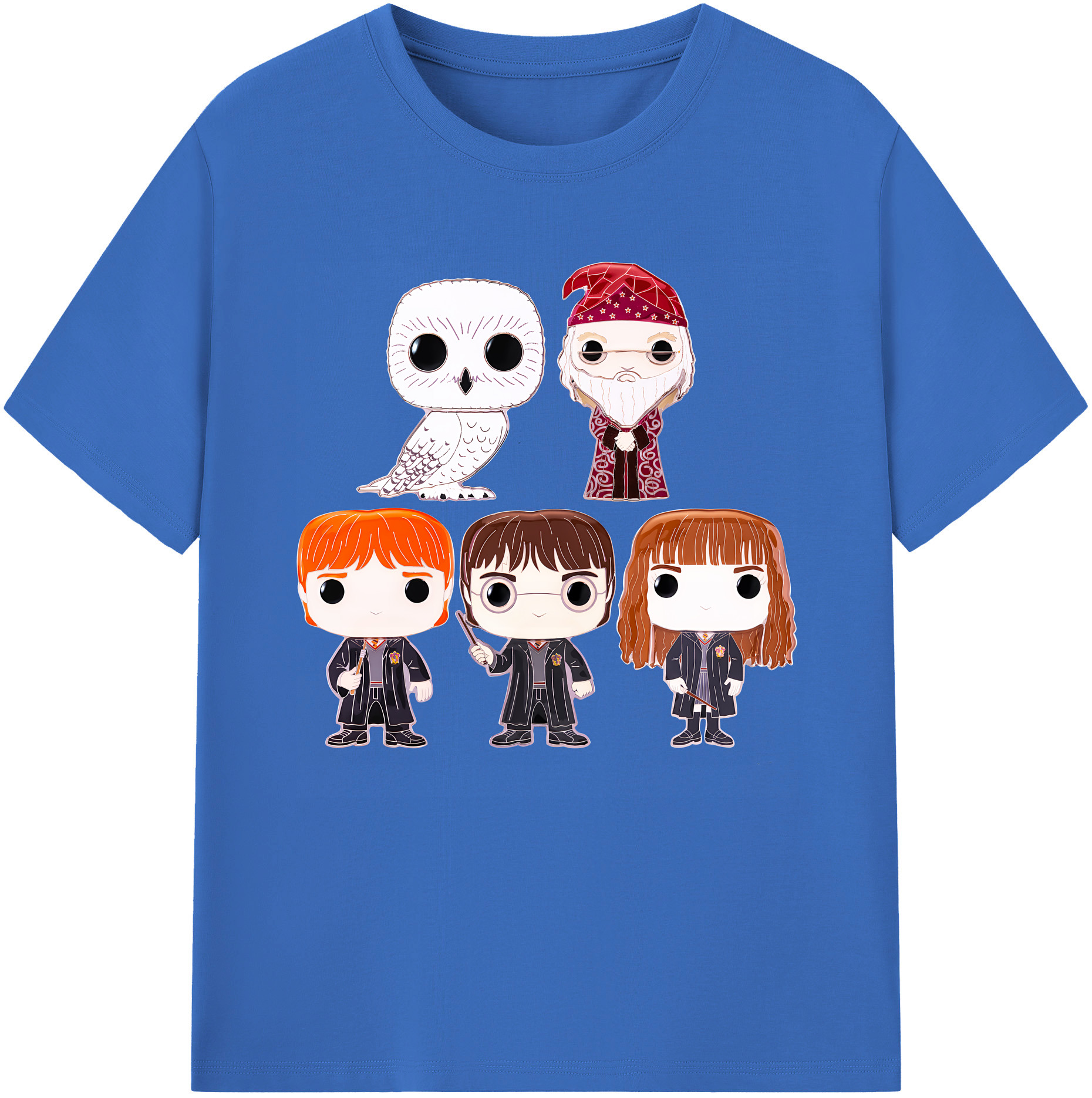 （画像用） Harry Potter ハリー・ポッターシリーズ 綿100％半袖Tシャツ（フロントプリント）
