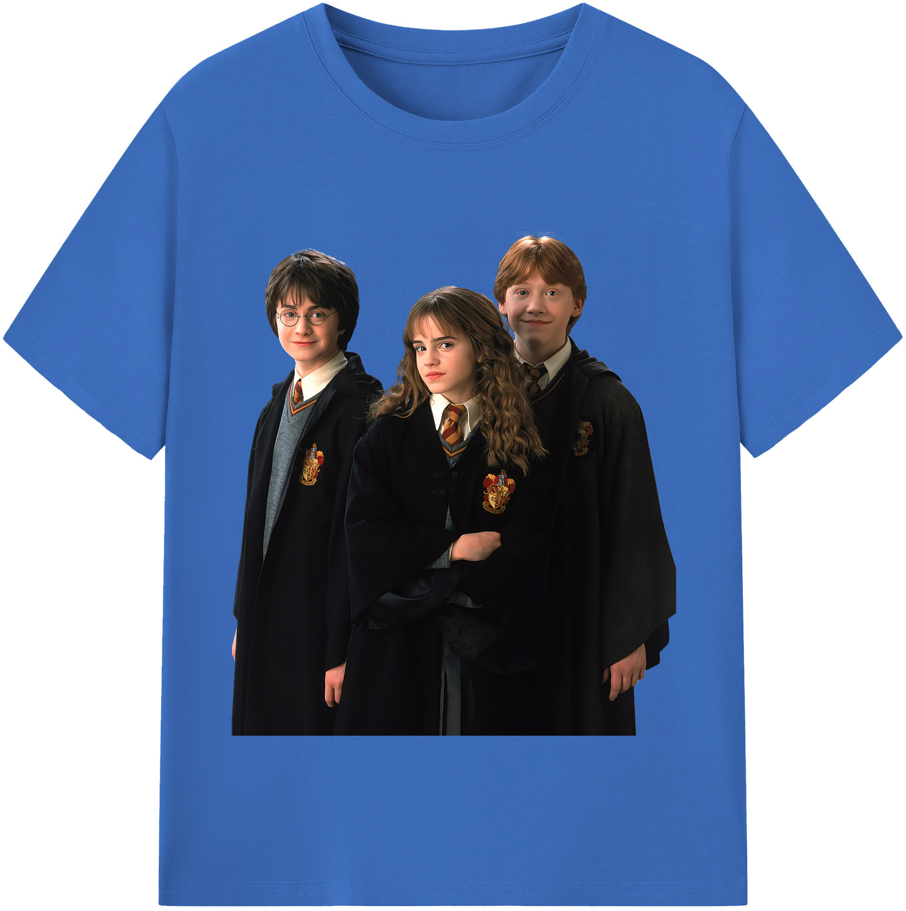 （画像用） Harry Potter ハリー・ポッターシリーズ 綿100％半袖Tシャツ（フロントプリント）