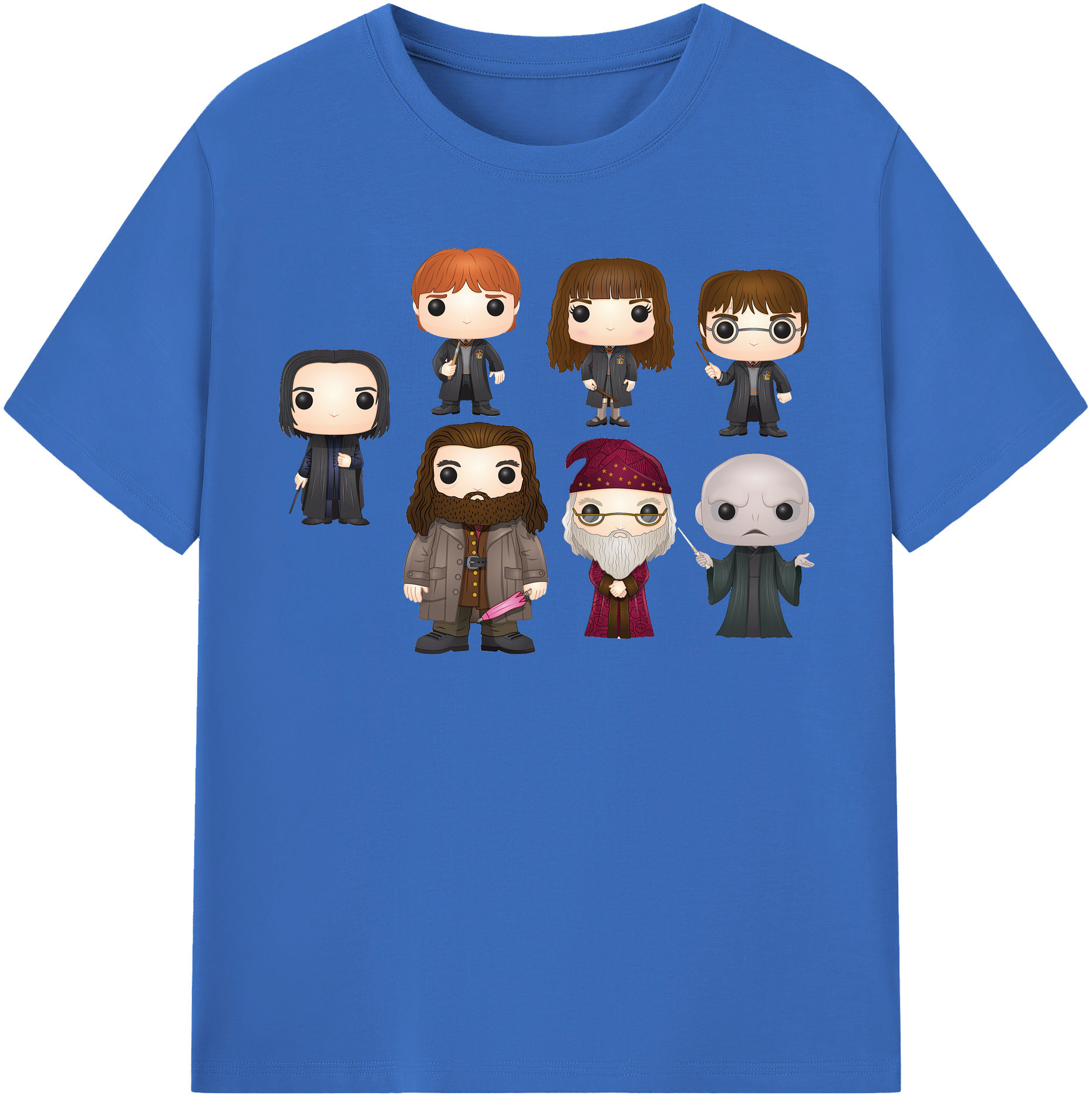 （画像用） Harry Potter ハリー・ポッターシリーズ 綿100％半袖Tシャツ（フロントプリント）