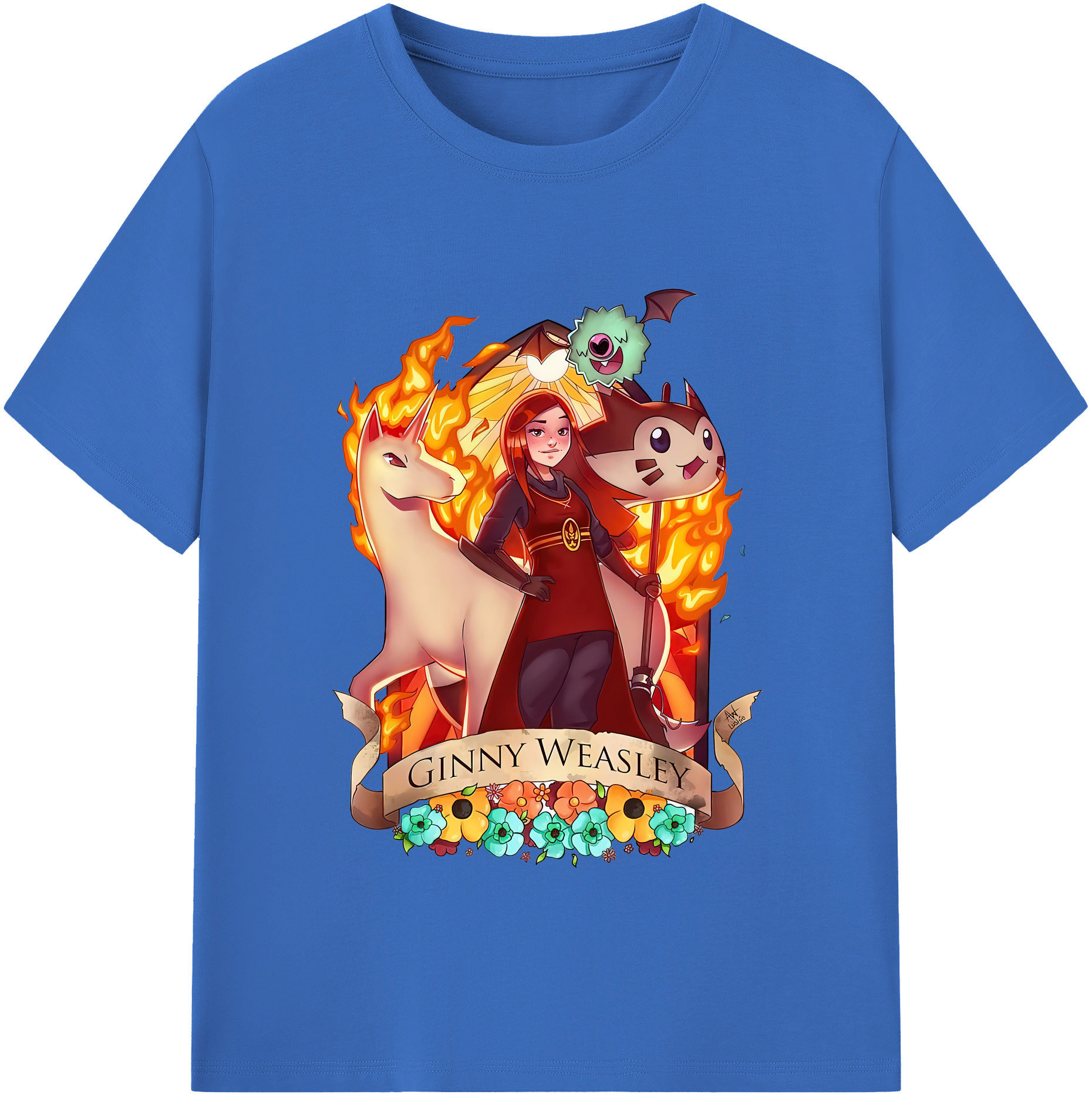 （画像用） Harry Potter ハリー・ポッターシリーズ 綿100％半袖Tシャツ（フロントプリント）