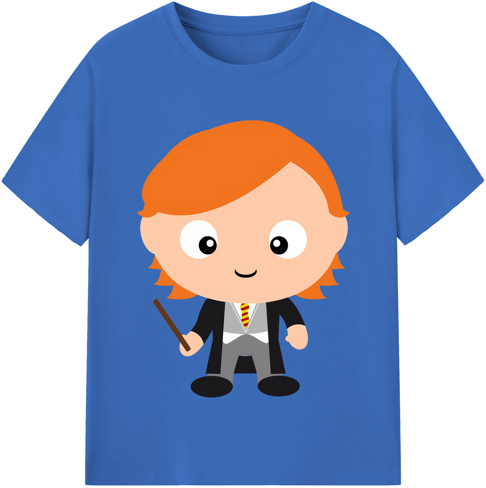 （画像用） Harry Potter ハリー・ポッターシリーズ 綿100％半袖Tシャツ（フロントプリント）