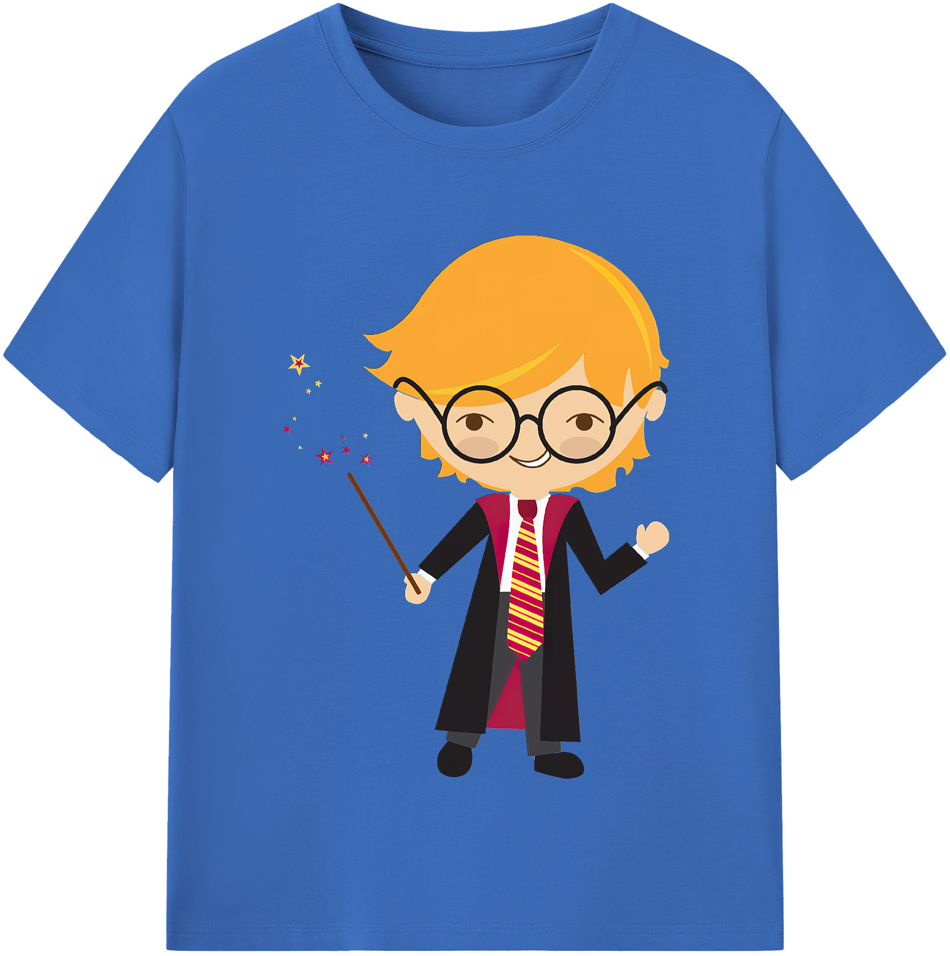 （画像用） Harry Potter ハリー・ポッターシリーズ 綿100％半袖Tシャツ（フロントプリント）