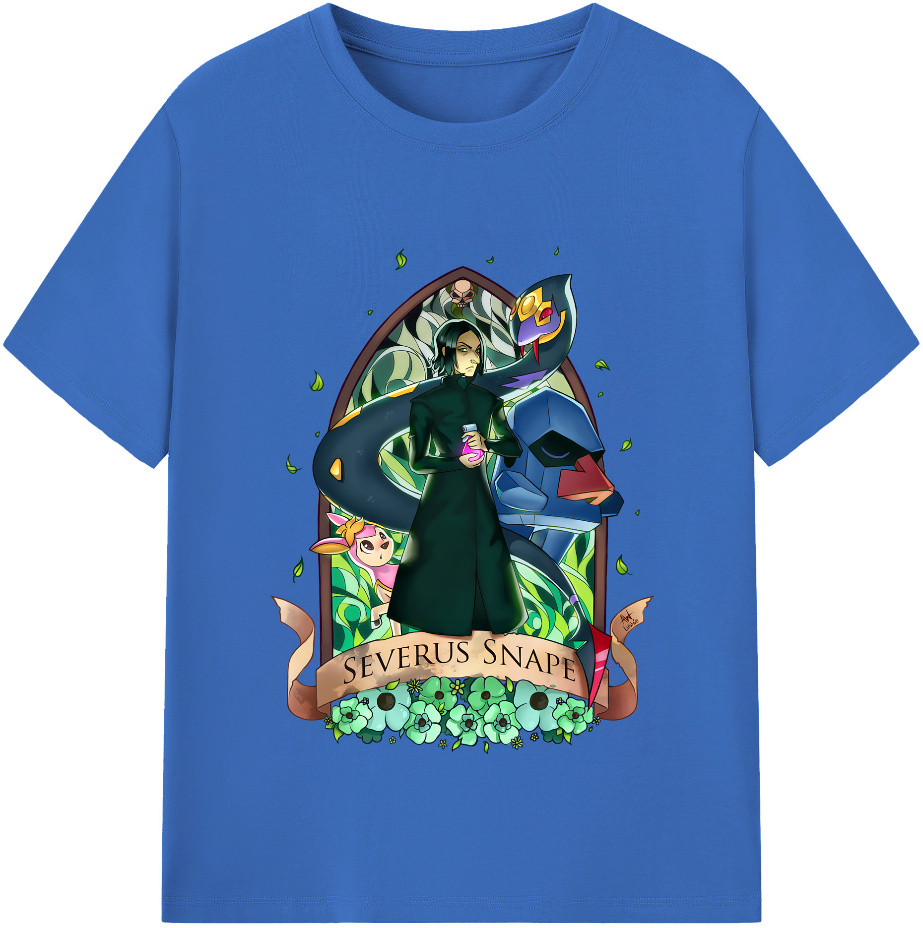 （画像用） Harry Potter ハリー・ポッターシリーズ 綿100％半袖Tシャツ（フロントプリント）