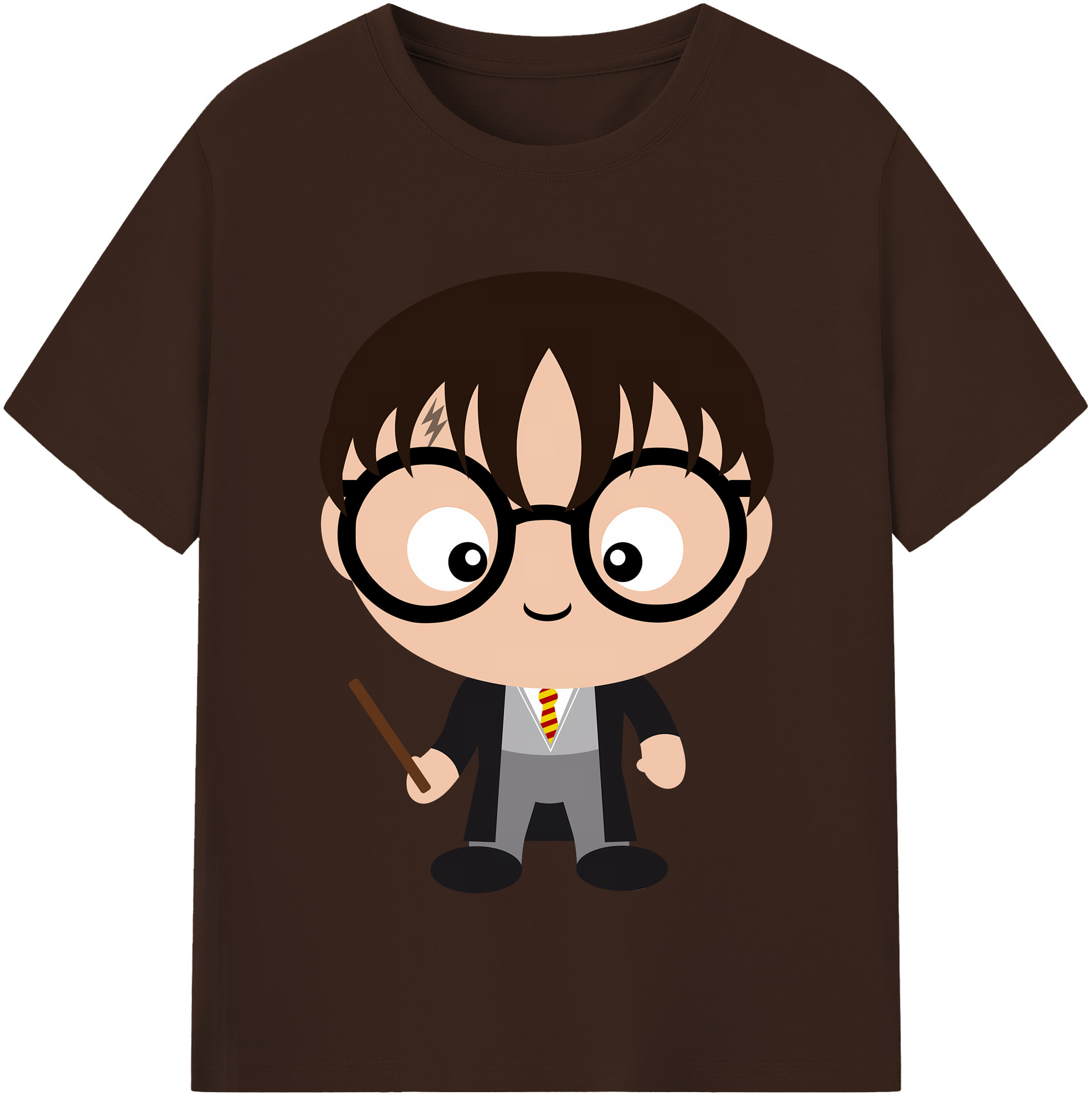 （画像用） Harry Potter ハリー・ポッターシリーズ 綿100％半袖Tシャツ（フロントプリント）