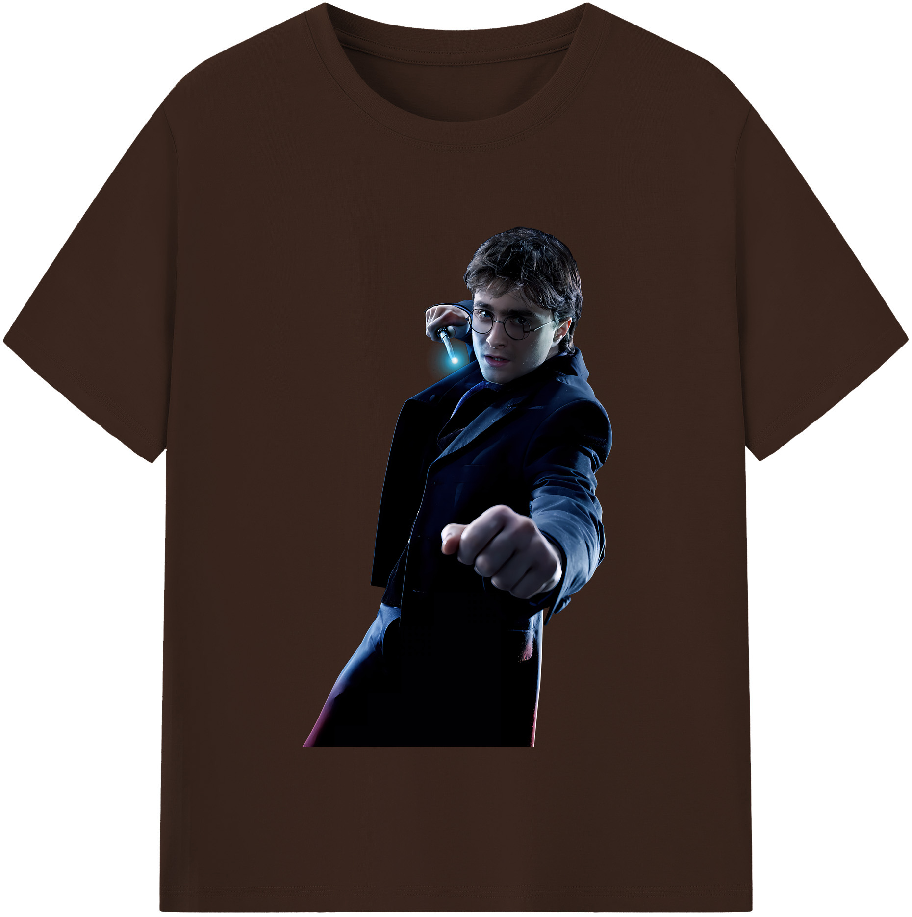 （画像用） Harry Potter ハリー・ポッターシリーズ 綿100％半袖Tシャツ（フロントプリント）