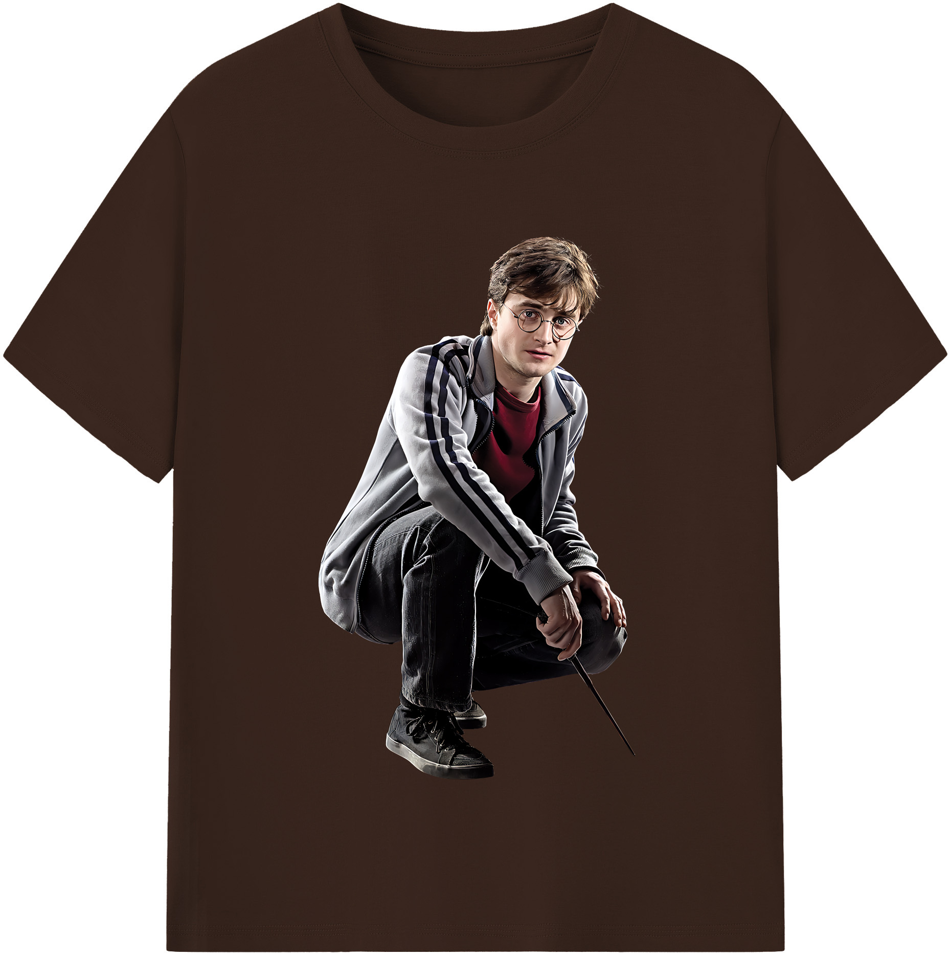 （画像用） Harry Potter ハリー・ポッターシリーズ 綿100％半袖Tシャツ（フロントプリント）
