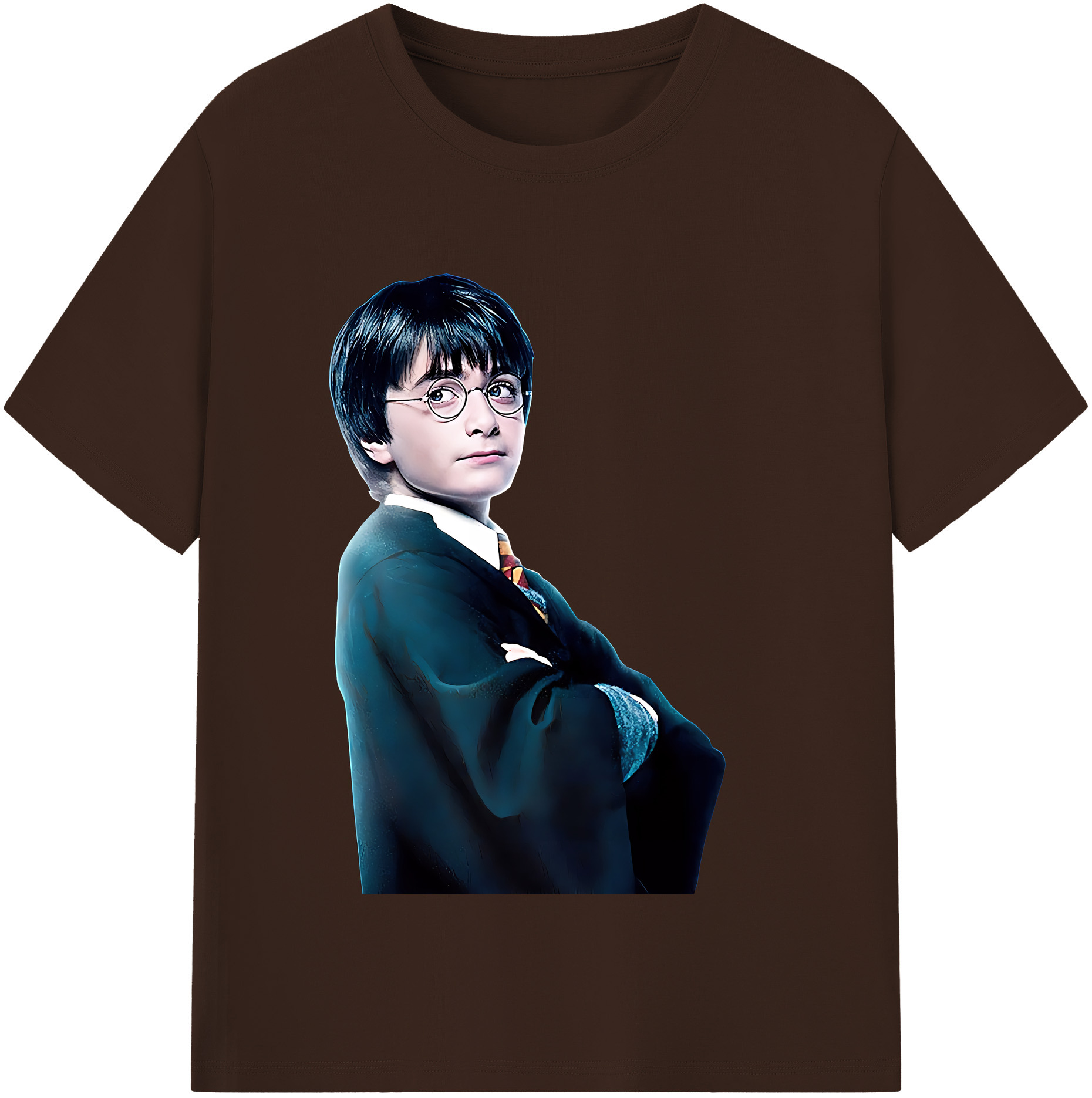 （画像用） Harry Potter ハリー・ポッターシリーズ 綿100％半袖Tシャツ（フロントプリント）