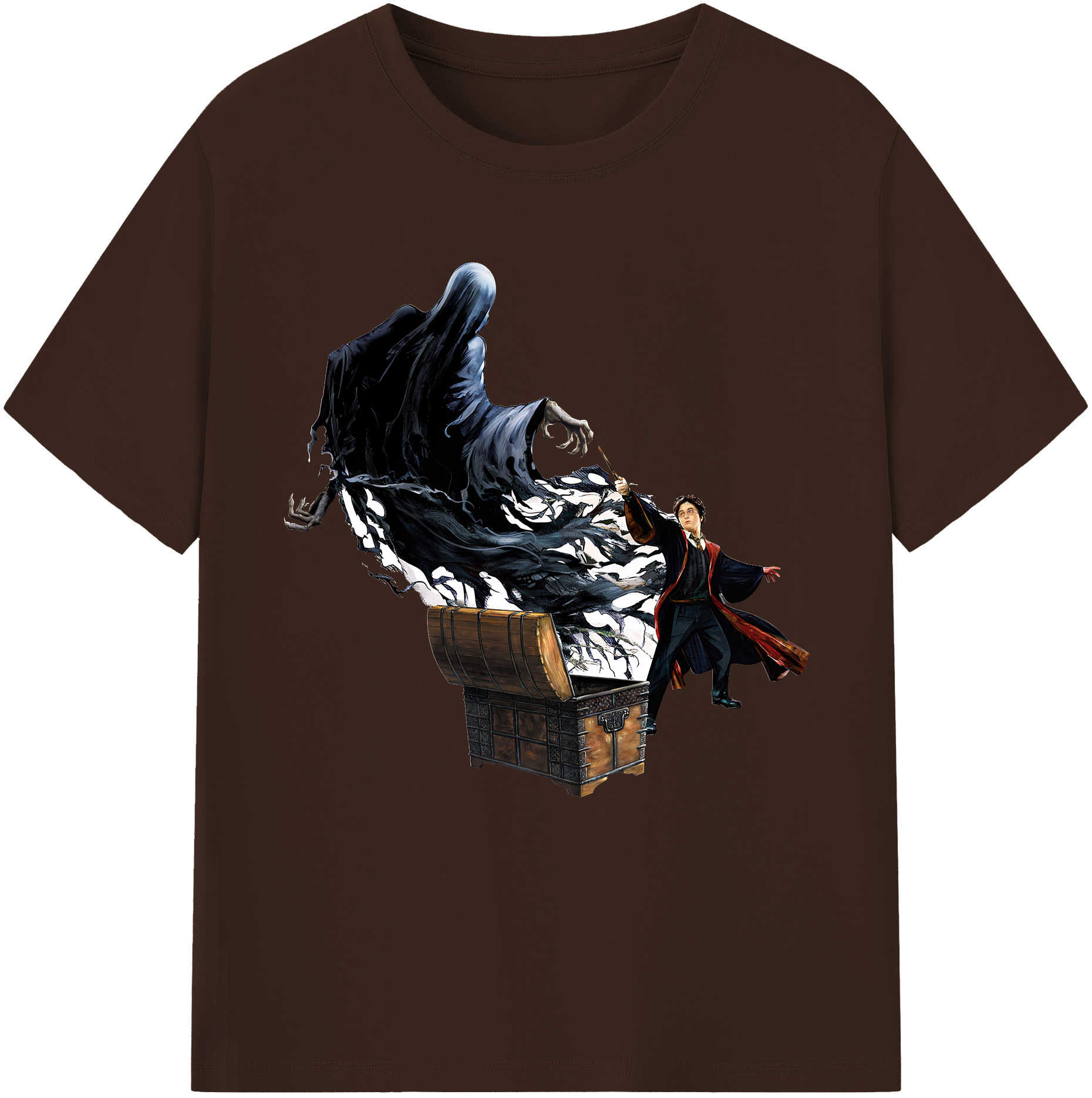 （画像用） Harry Potter ハリー・ポッターシリーズ 綿100％半袖Tシャツ（フロントプリント）