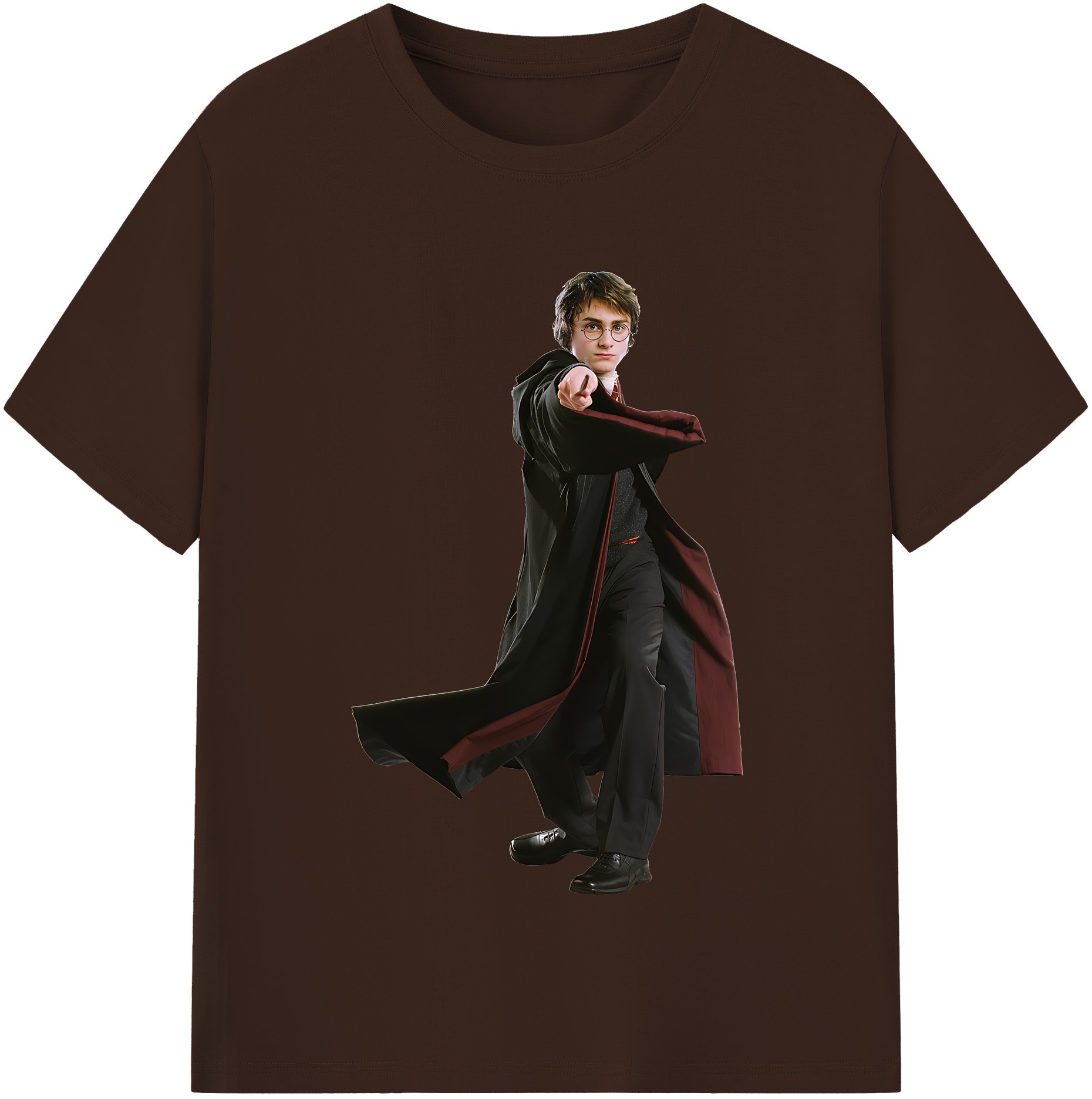 （画像用） Harry Potter ハリー・ポッターシリーズ 綿100％半袖Tシャツ（フロントプリント）