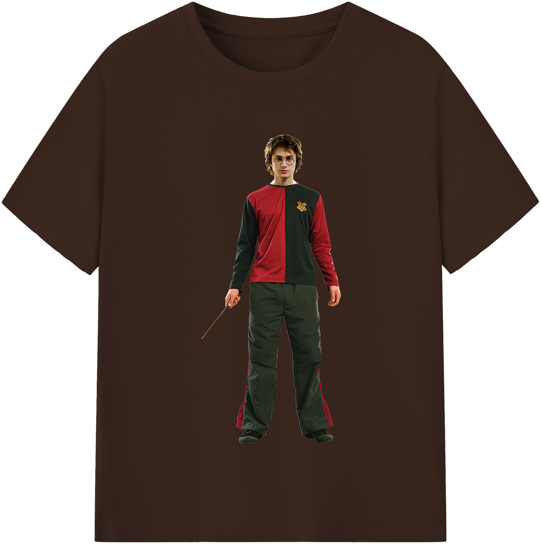 （画像用） Harry Potter ハリー・ポッターシリーズ 綿100％半袖Tシャツ（フロントプリント）