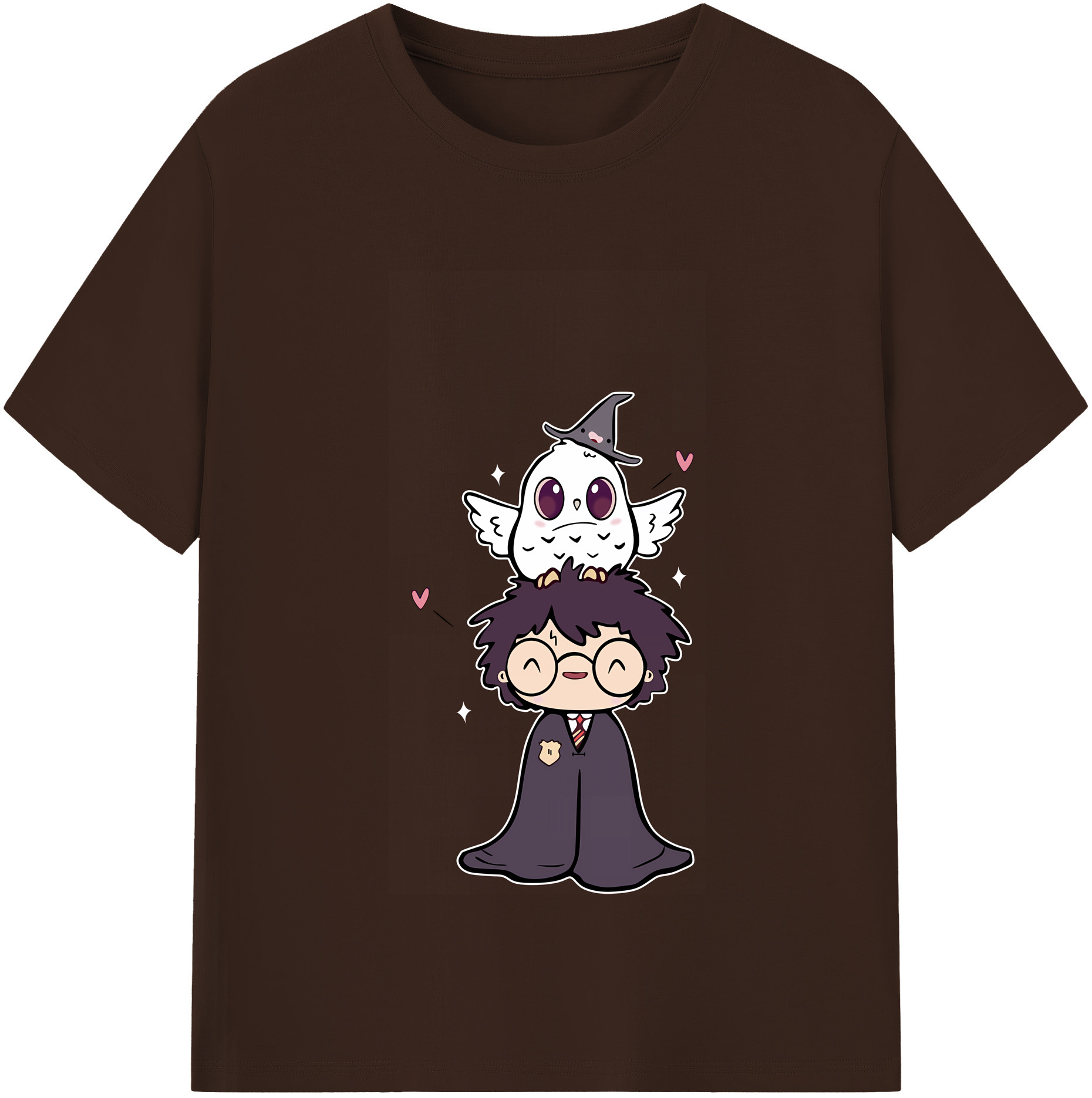 （画像用） Harry Potter ハリー・ポッターシリーズ 綿100％半袖Tシャツ（フロントプリント）