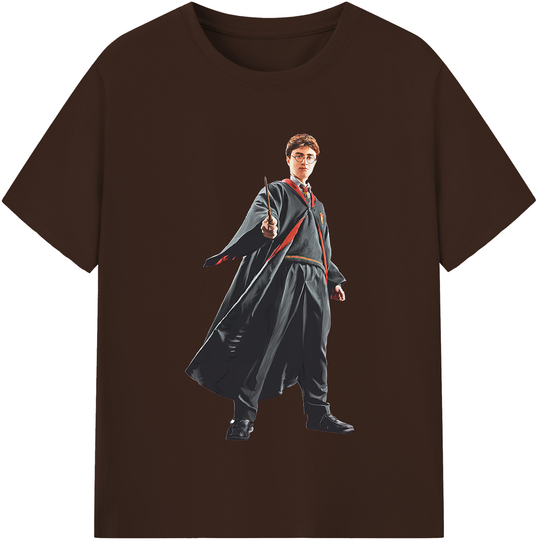 （画像用） Harry Potter ハリー・ポッターシリーズ 綿100％半袖Tシャツ（フロントプリント）