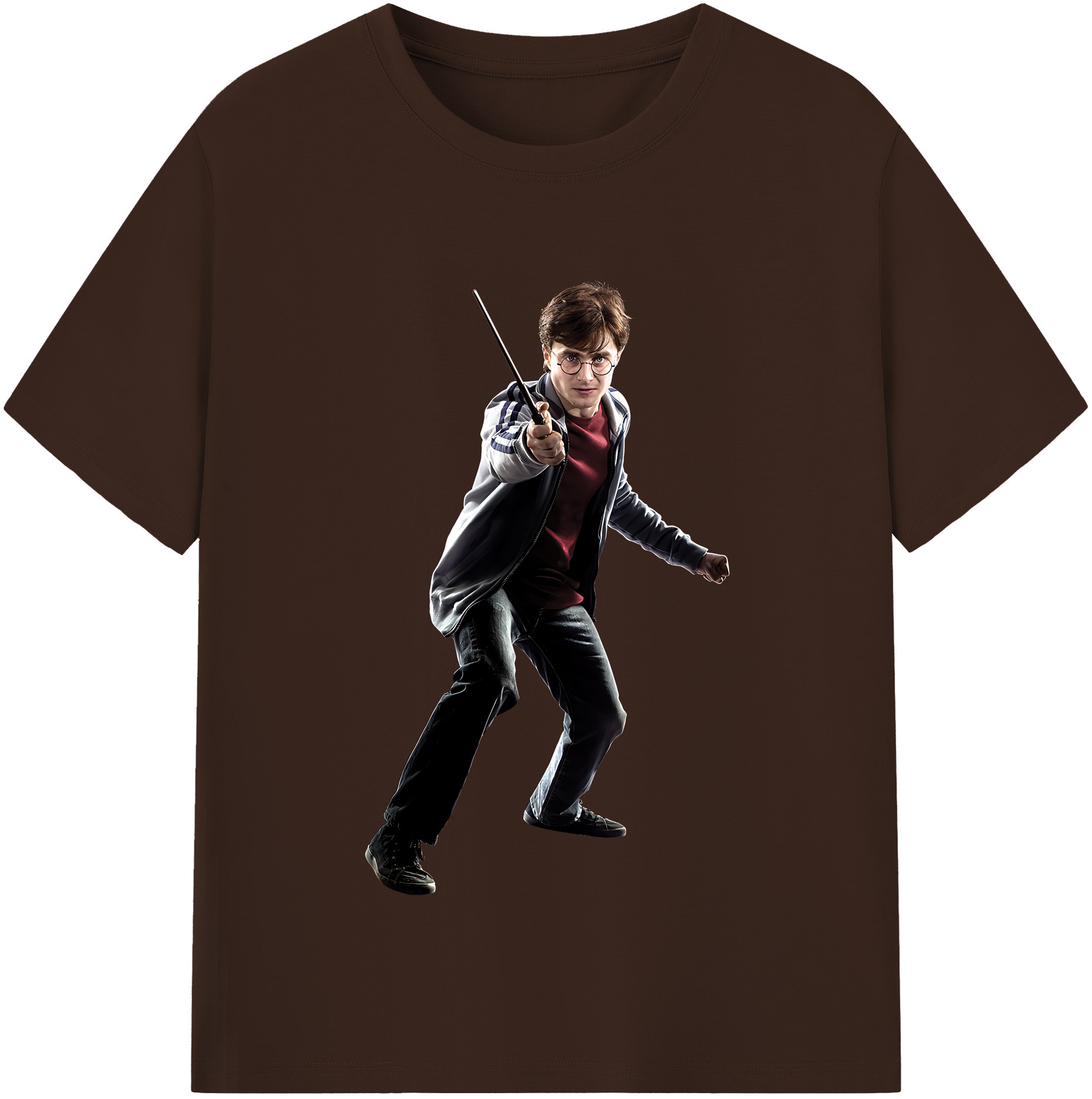 （画像用） Harry Potter ハリー・ポッターシリーズ 綿100％半袖Tシャツ（フロントプリント）
