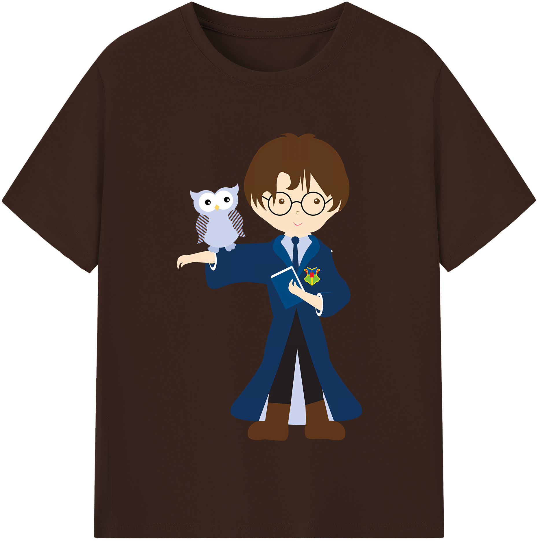 （画像用） Harry Potter ハリー・ポッターシリーズ 綿100％半袖Tシャツ（フロントプリント）