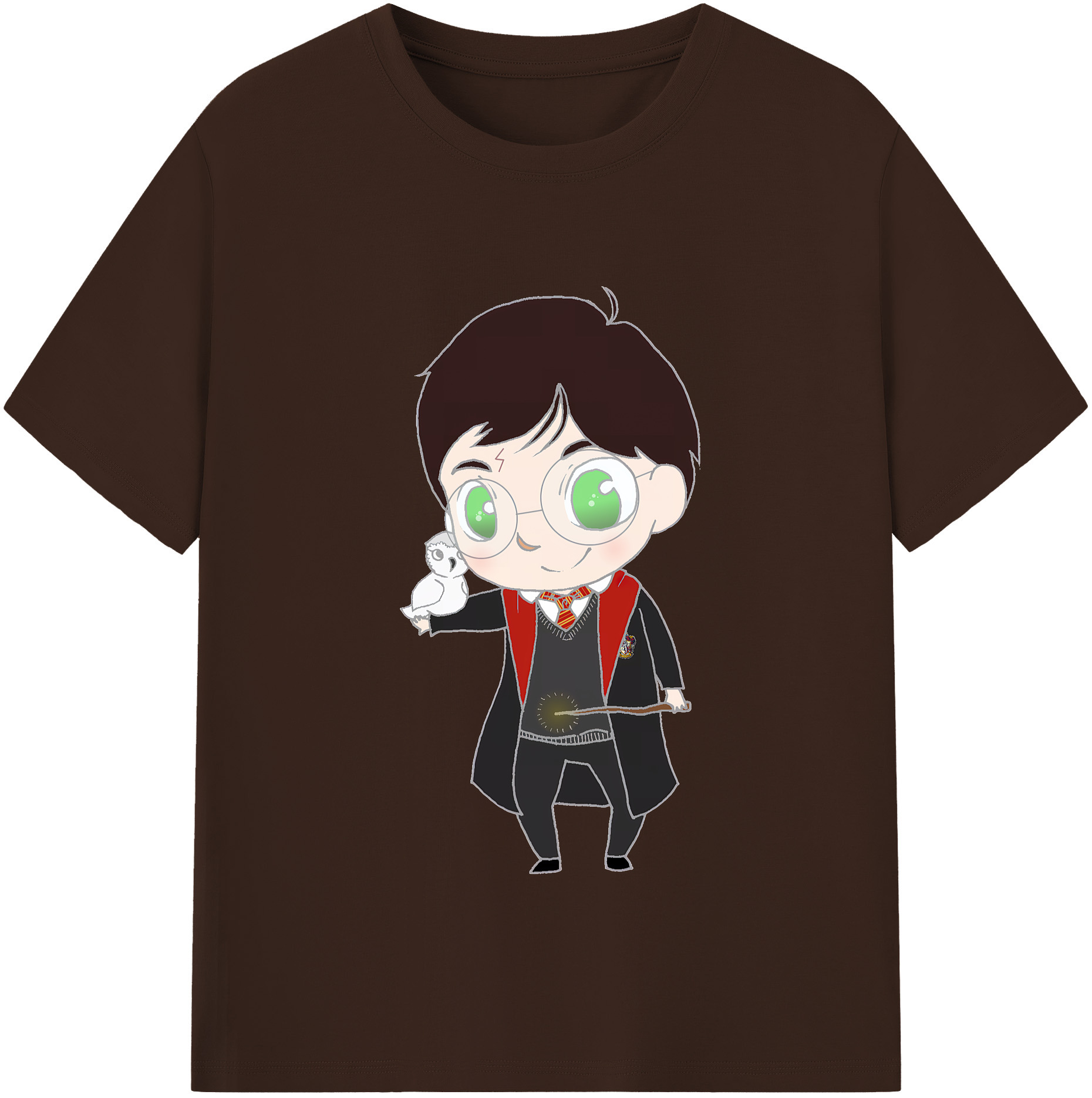 （画像用） Harry Potter ハリー・ポッターシリーズ 綿100％半袖Tシャツ（フロントプリント）