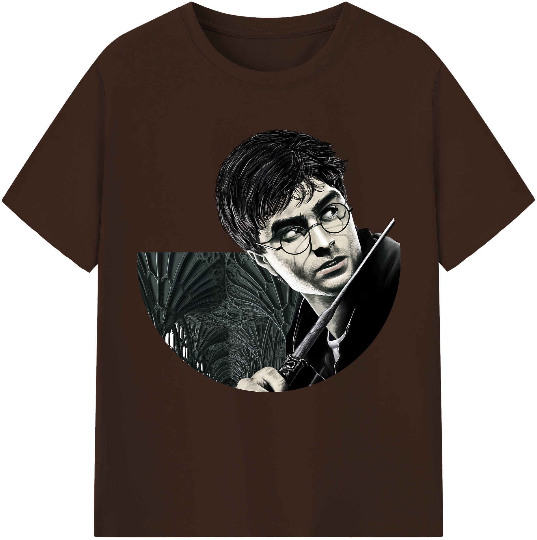 （画像用） Harry Potter ハリー・ポッターシリーズ 綿100％半袖Tシャツ（フロントプリント）