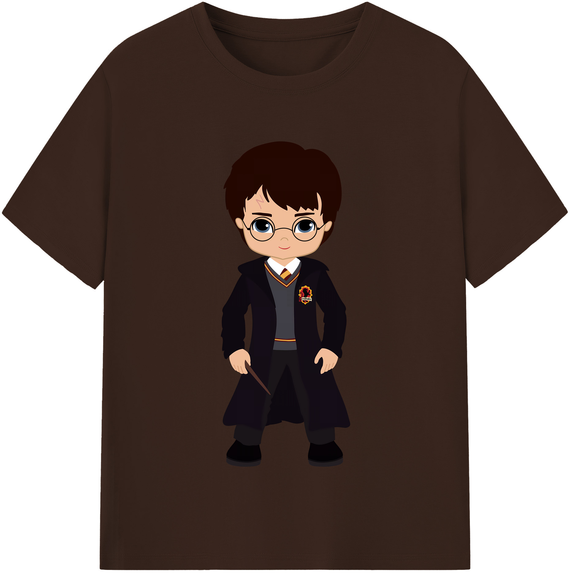 （画像用） Harry Potter ハリー・ポッターシリーズ 綿100％半袖Tシャツ（フロントプリント）