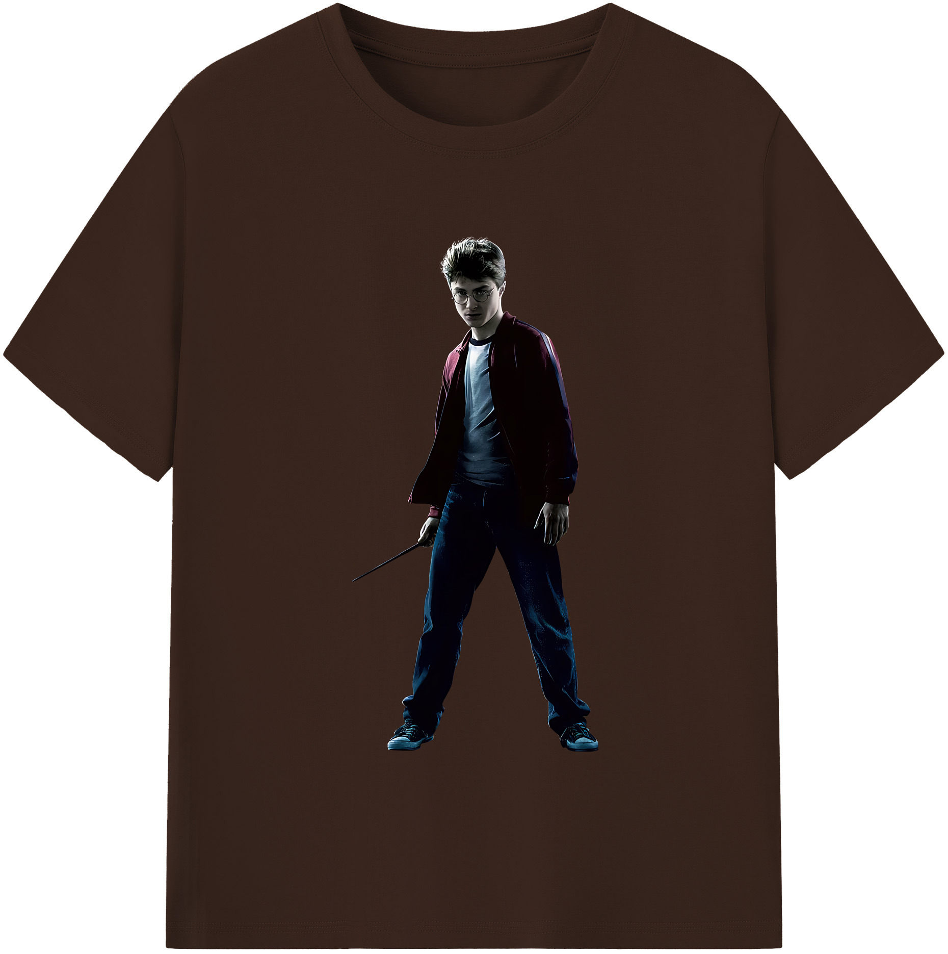（画像用） Harry Potter ハリー・ポッターシリーズ 綿100％半袖Tシャツ（フロントプリント）