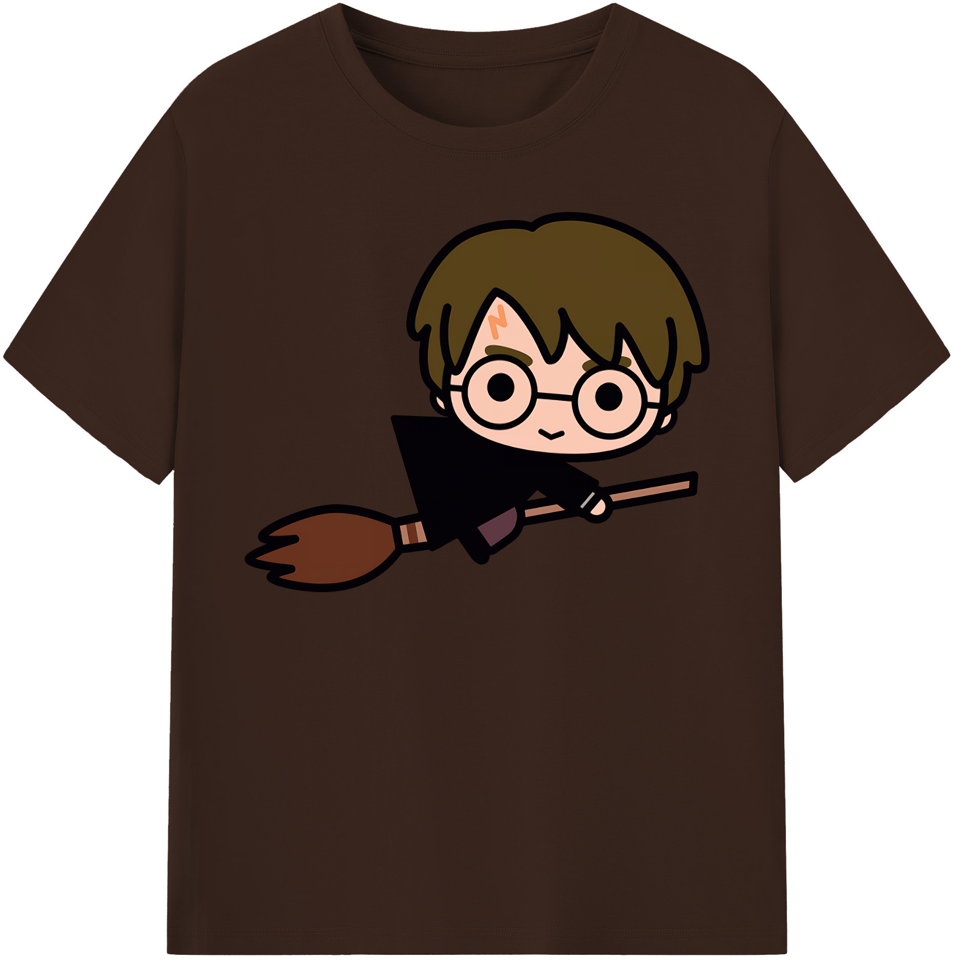 （画像用） Harry Potter ハリー・ポッターシリーズ 綿100％半袖Tシャツ（フロントプリント）