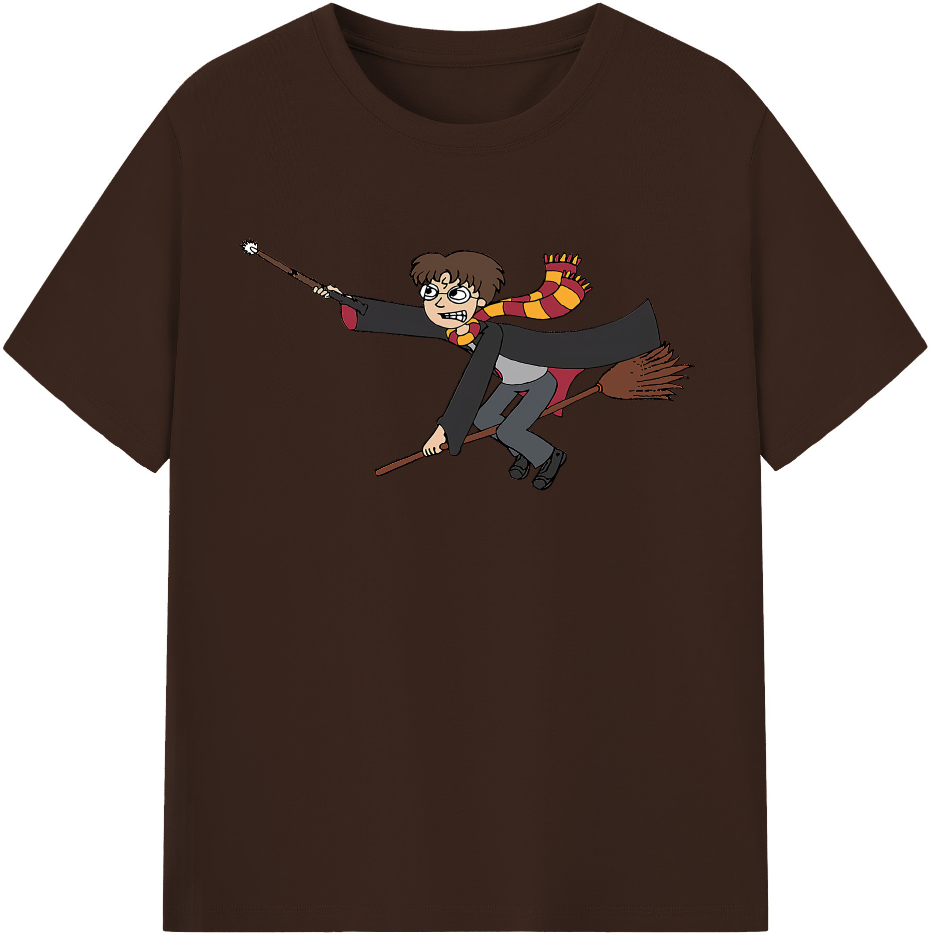 （画像用） Harry Potter ハリー・ポッターシリーズ 綿100％半袖Tシャツ（フロントプリント）