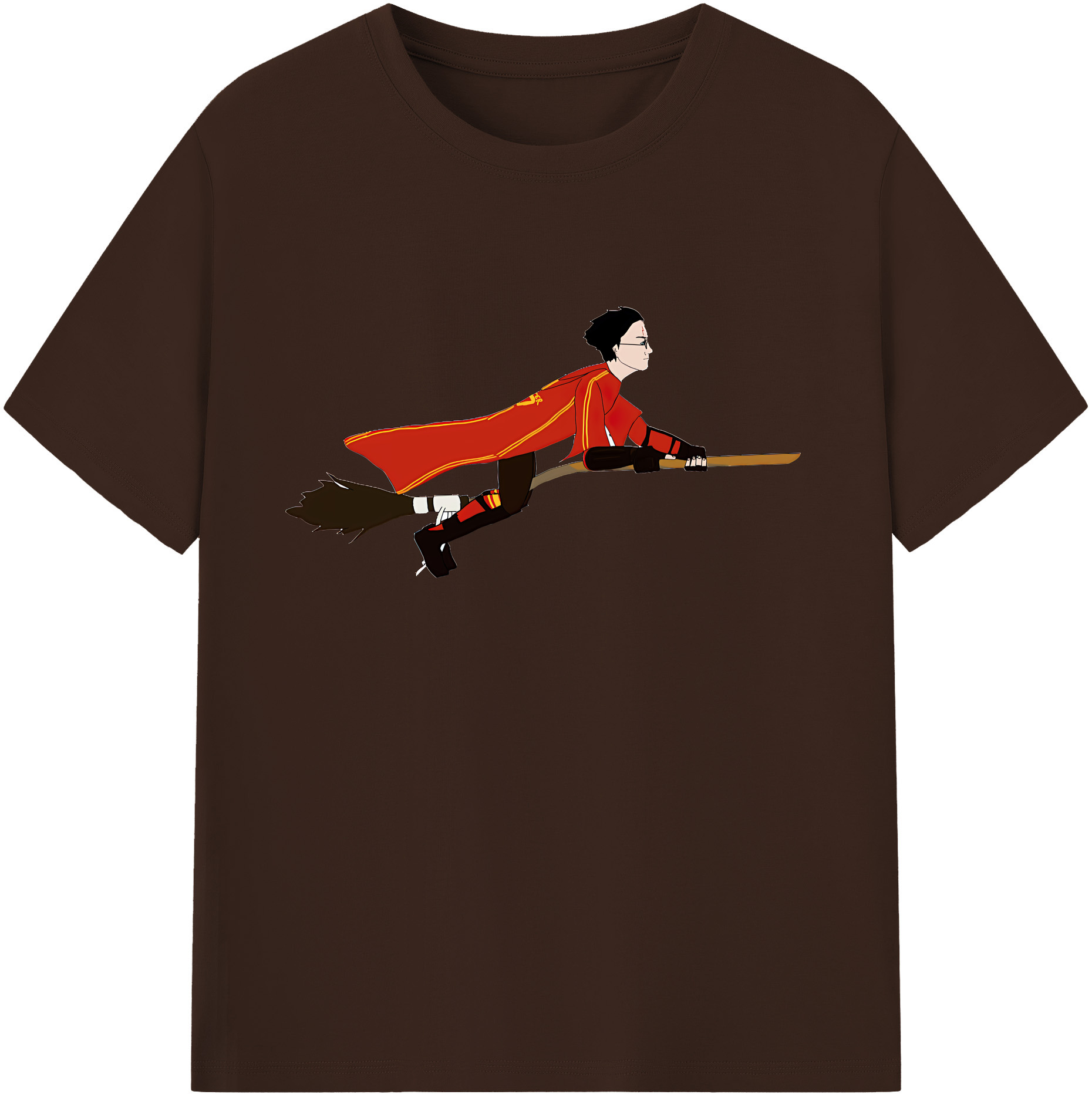 （画像用） Harry Potter ハリー・ポッターシリーズ 綿100％半袖Tシャツ（フロントプリント）