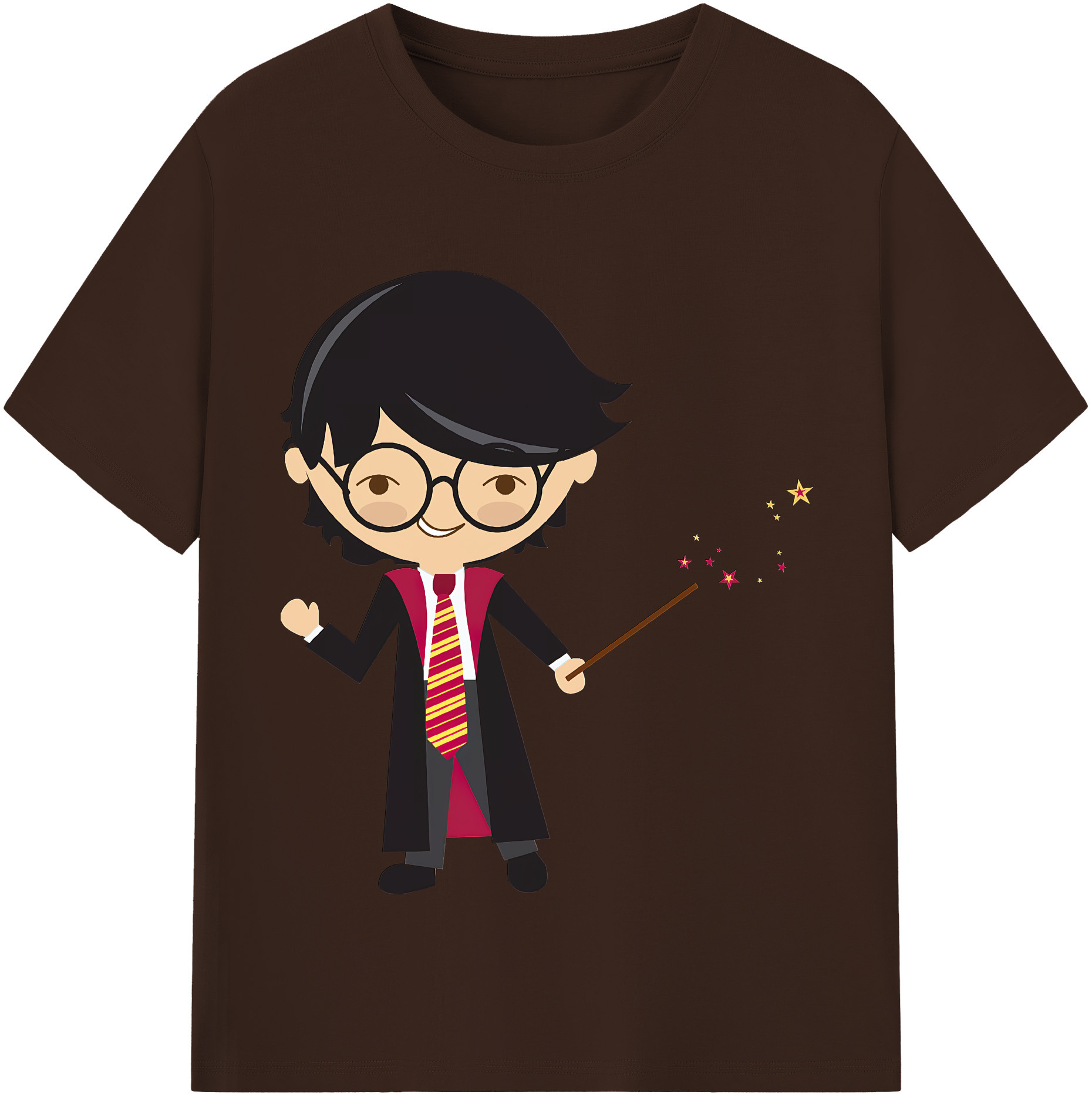 （画像用） Harry Potter ハリー・ポッターシリーズ 綿100％半袖Tシャツ（フロントプリント）