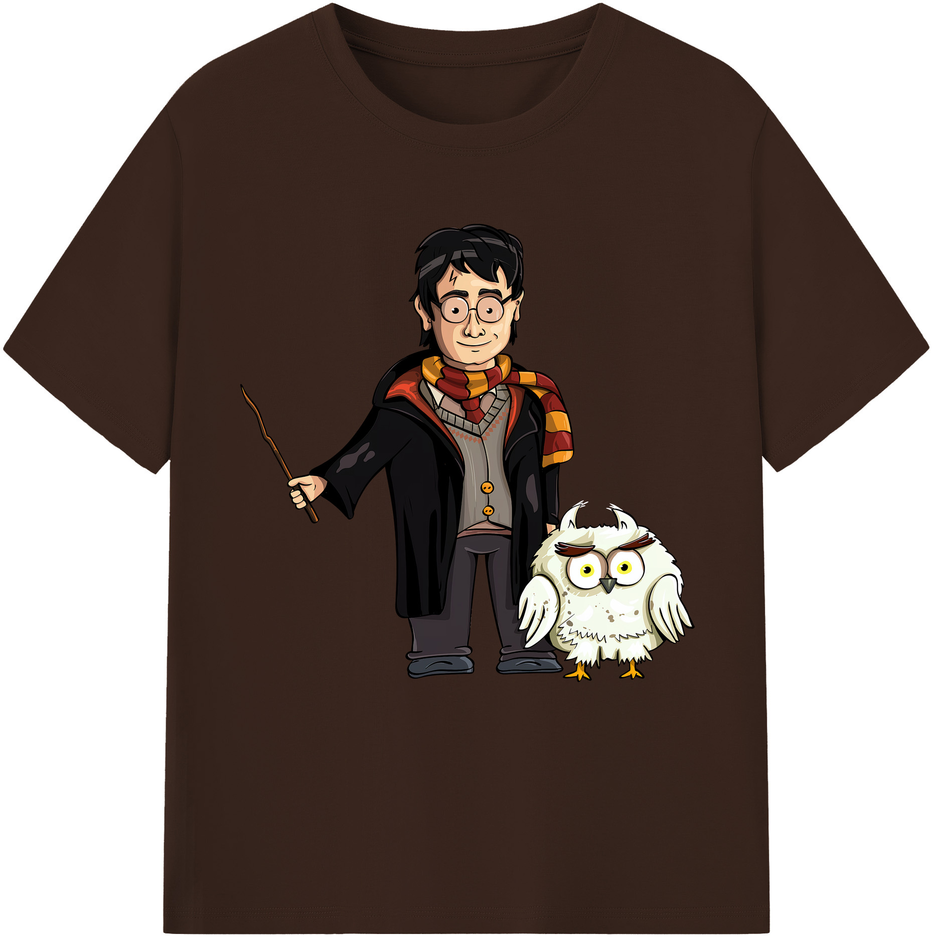 （画像用） Harry Potter ハリー・ポッターシリーズ 綿100％半袖Tシャツ（フロントプリント）