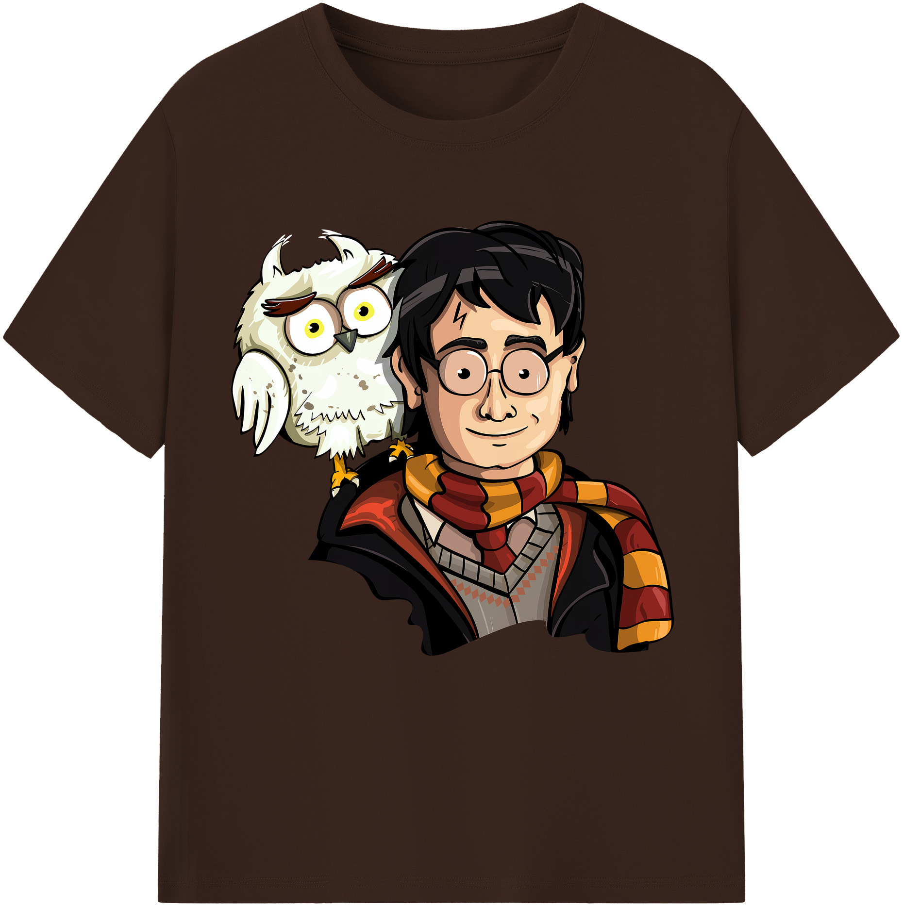 （画像用） Harry Potter ハリー・ポッターシリーズ 綿100％半袖Tシャツ（フロントプリント）