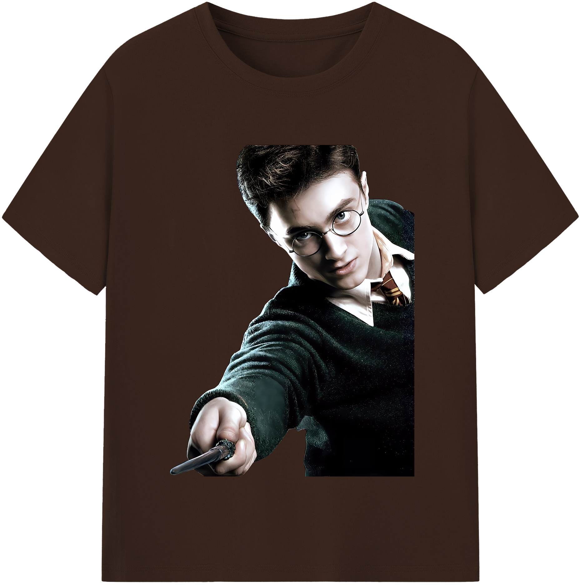 （画像用） Harry Potter ハリー・ポッターシリーズ 綿100％半袖Tシャツ（フロントプリント）