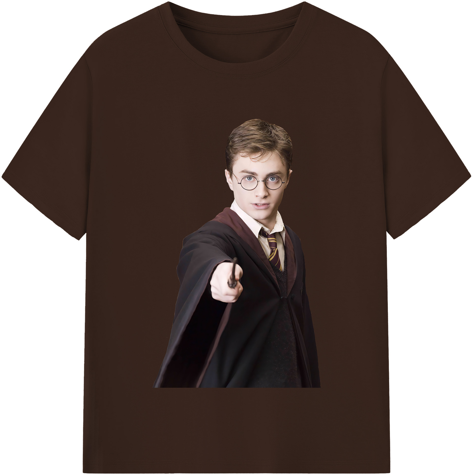 （画像用） Harry Potter ハリー・ポッターシリーズ 綿100％半袖Tシャツ（フロントプリント）