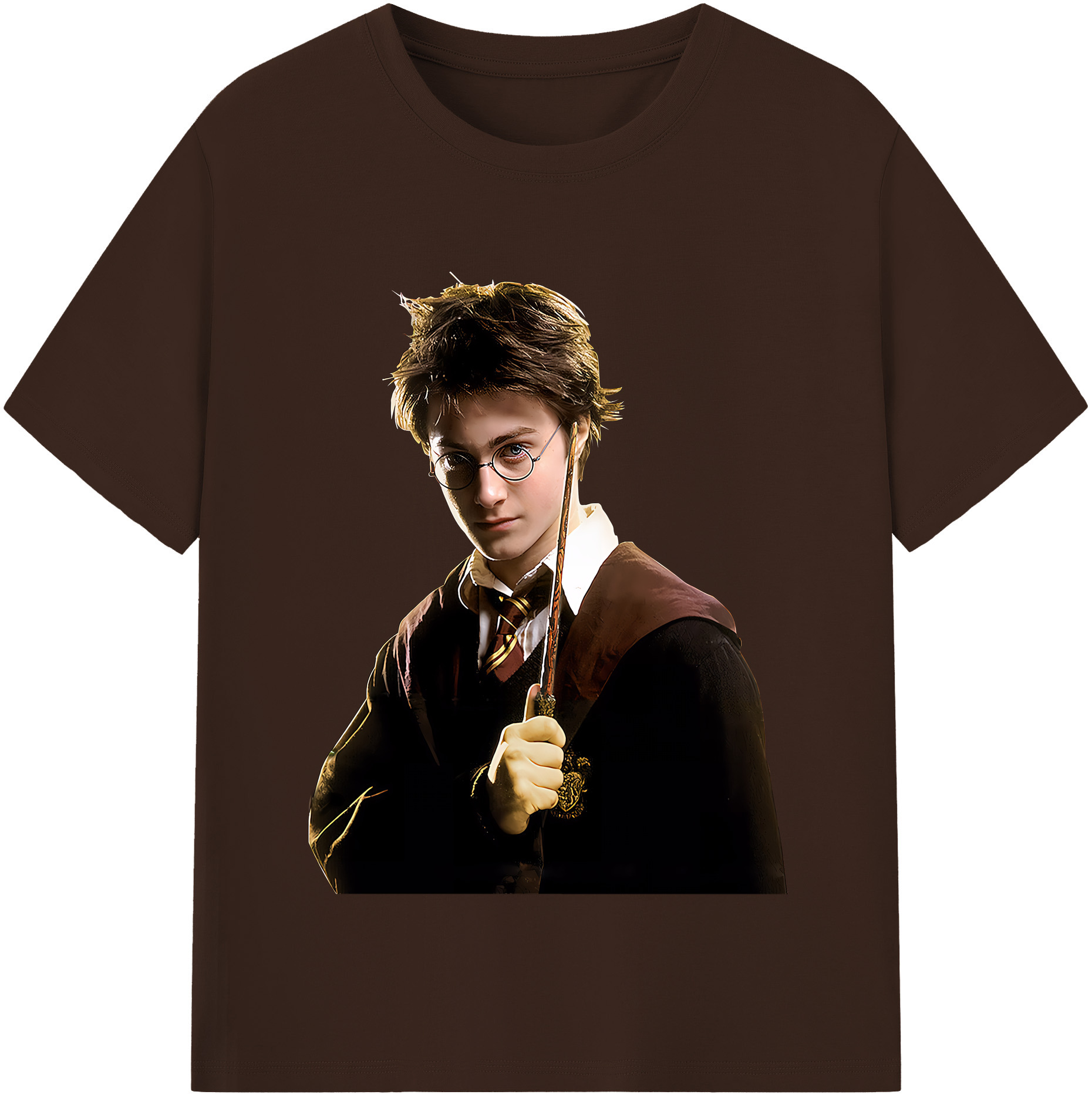 （画像用） Harry Potter ハリー・ポッターシリーズ 綿100％半袖Tシャツ（フロントプリント）