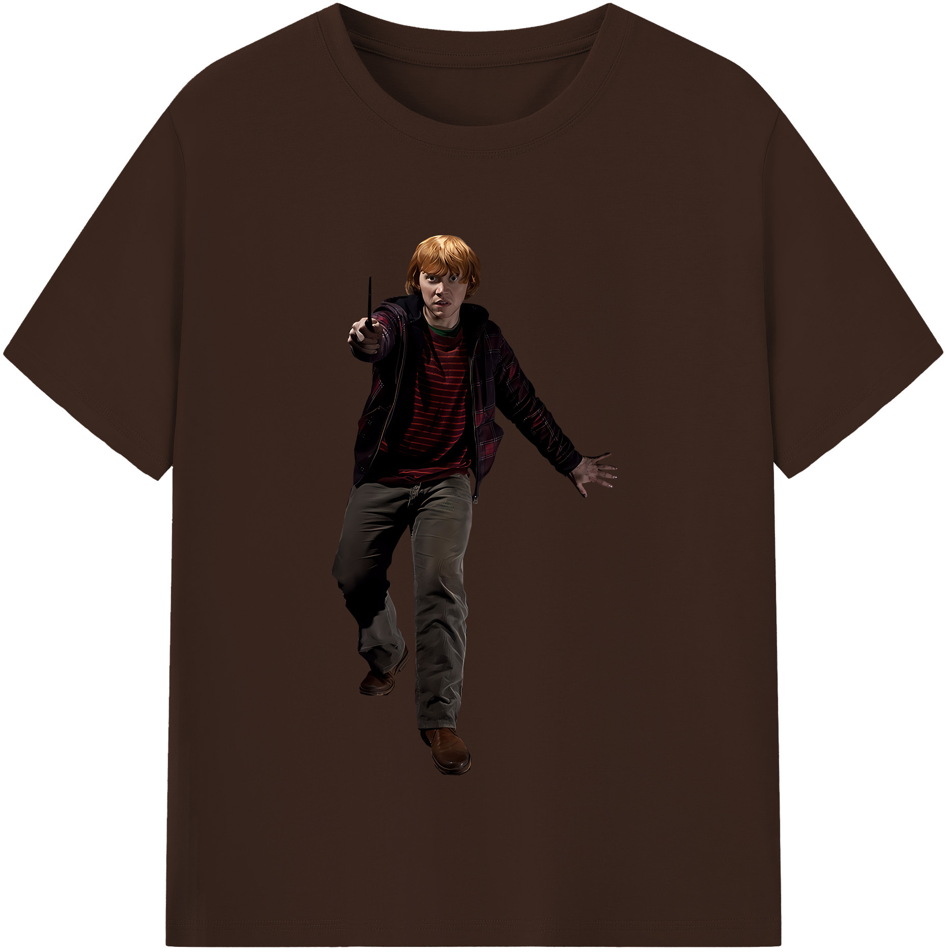 （画像用） Harry Potter ハリー・ポッターシリーズ 綿100％半袖Tシャツ（フロントプリント）