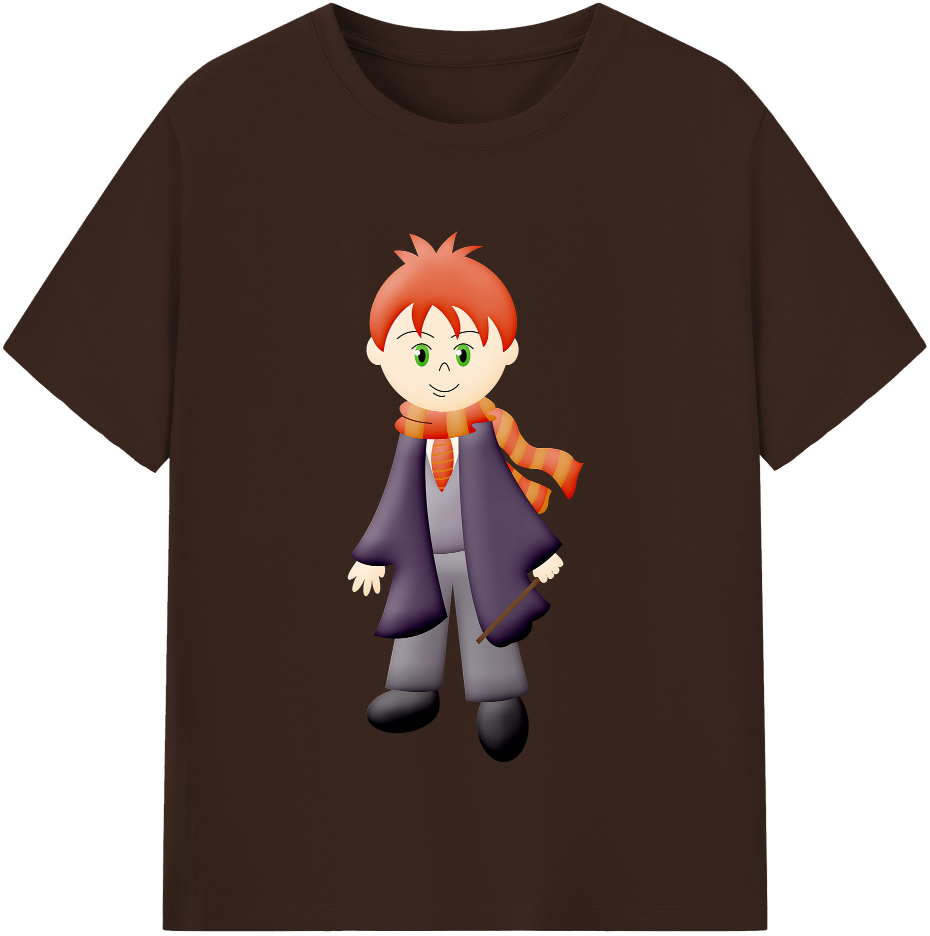 （画像用） Harry Potter ハリー・ポッターシリーズ 綿100％半袖Tシャツ（フロントプリント）