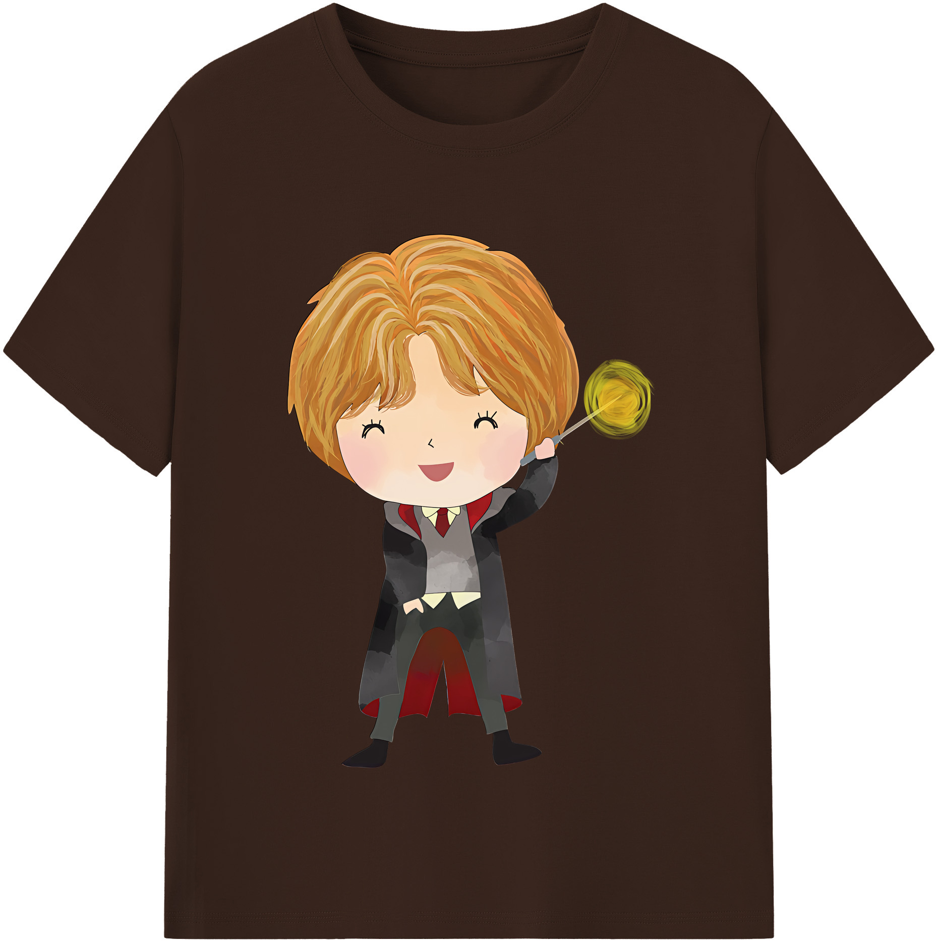 （画像用） Harry Potter ハリー・ポッターシリーズ 綿100％半袖Tシャツ（フロントプリント）