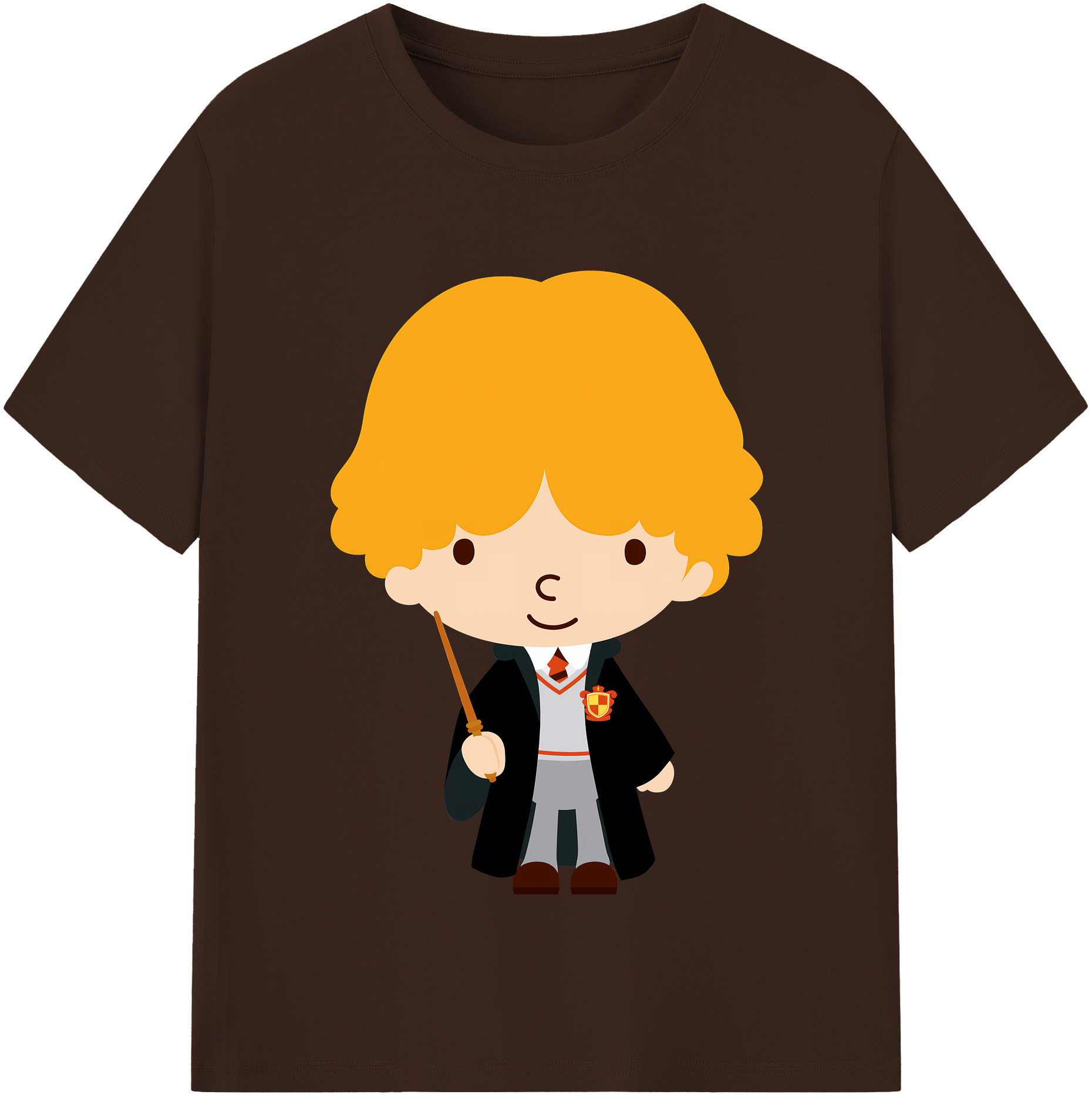 （画像用） Harry Potter ハリー・ポッターシリーズ 綿100％半袖Tシャツ（フロントプリント）