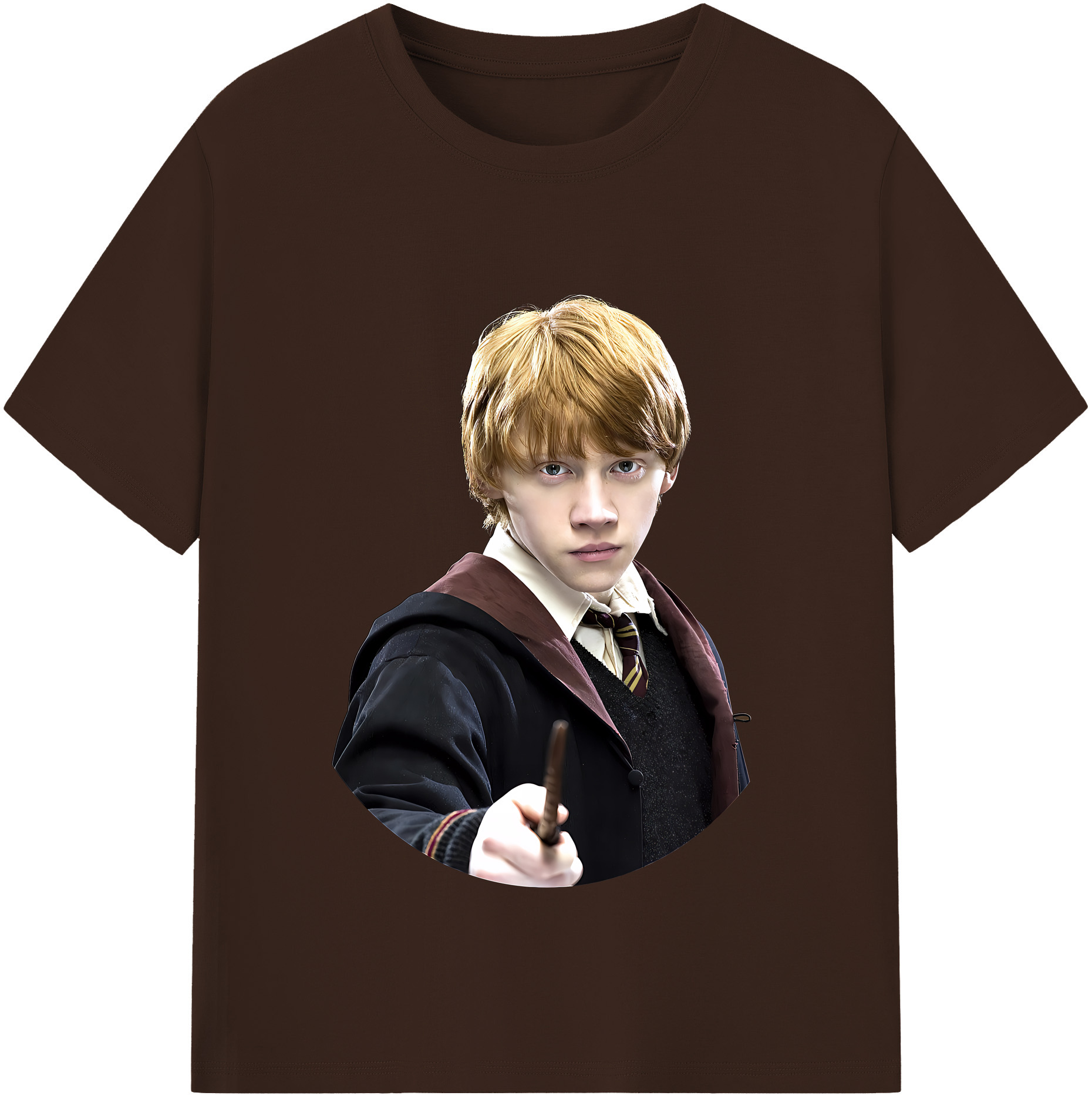 （画像用） Harry Potter ハリー・ポッターシリーズ 綿100％半袖Tシャツ（フロントプリント）