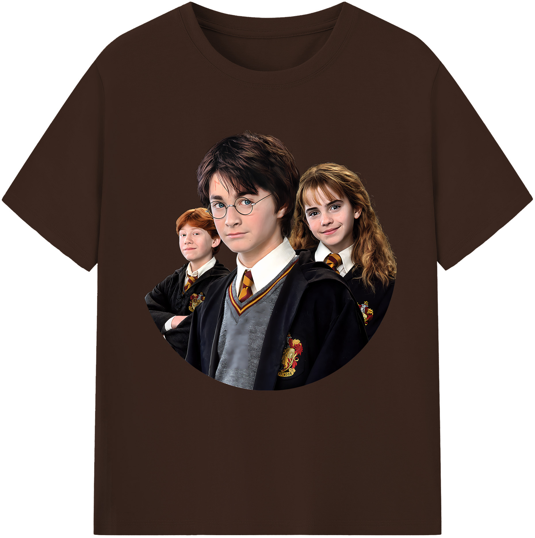 （画像用） Harry Potter ハリー・ポッターシリーズ 綿100％半袖Tシャツ（フロントプリント）