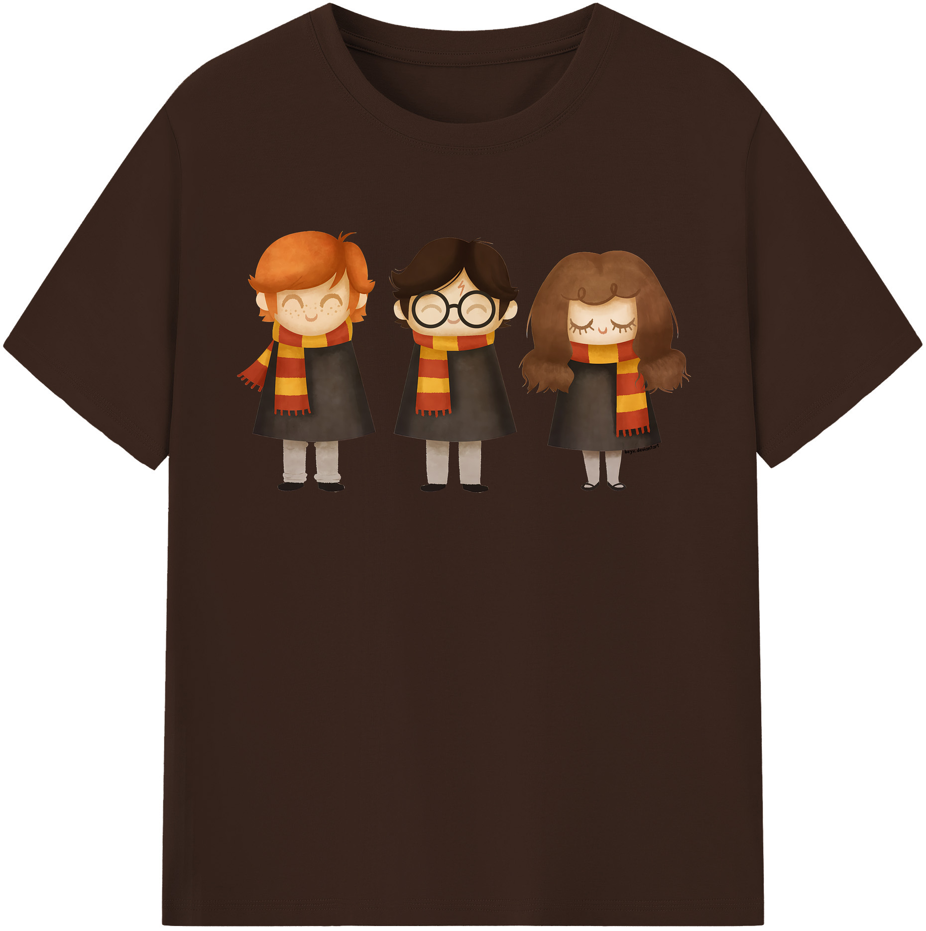 （画像用） Harry Potter ハリー・ポッターシリーズ 綿100％半袖Tシャツ（フロントプリント）