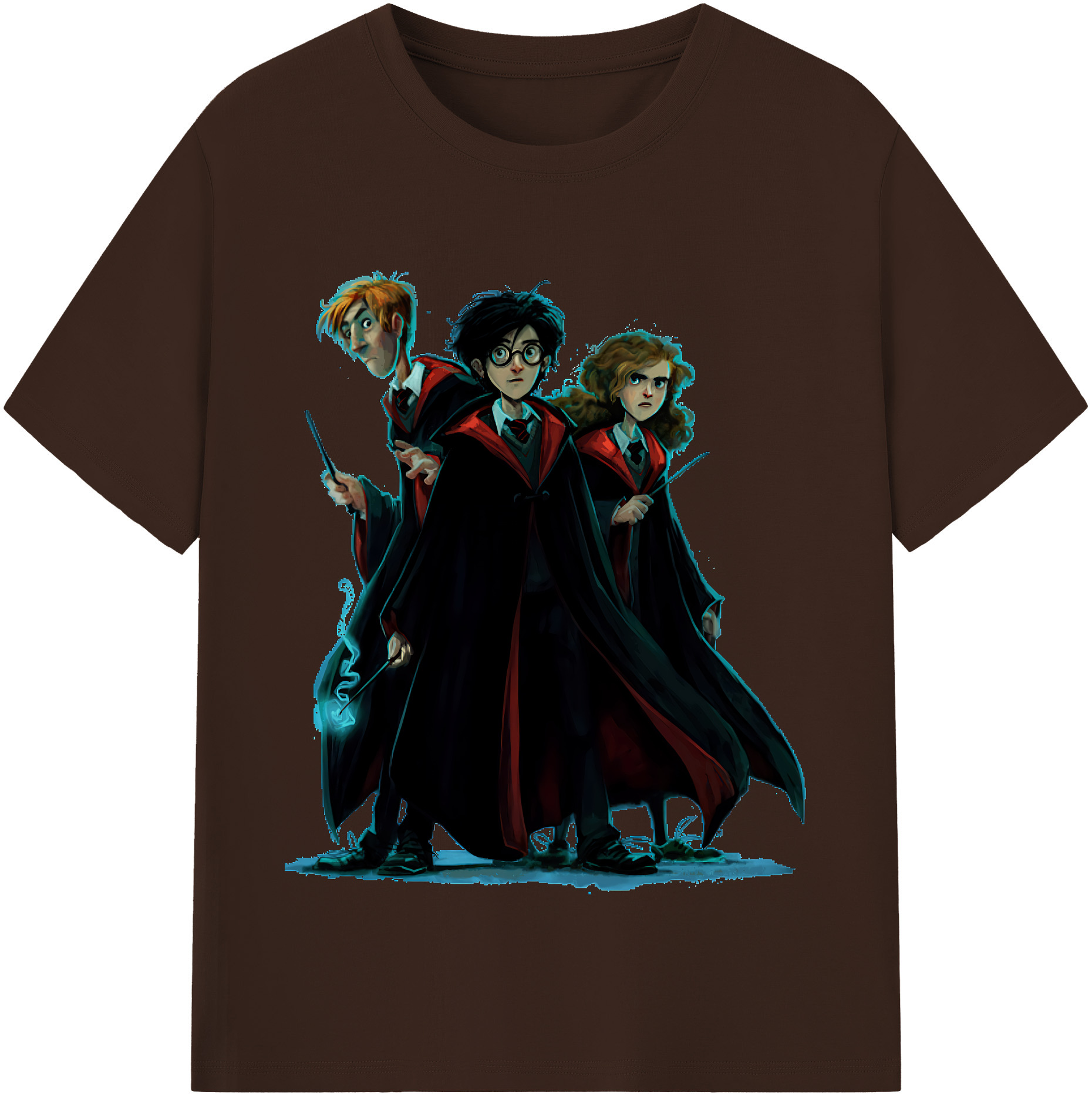 （画像用） Harry Potter ハリー・ポッターシリーズ 綿100％半袖Tシャツ（フロントプリント）