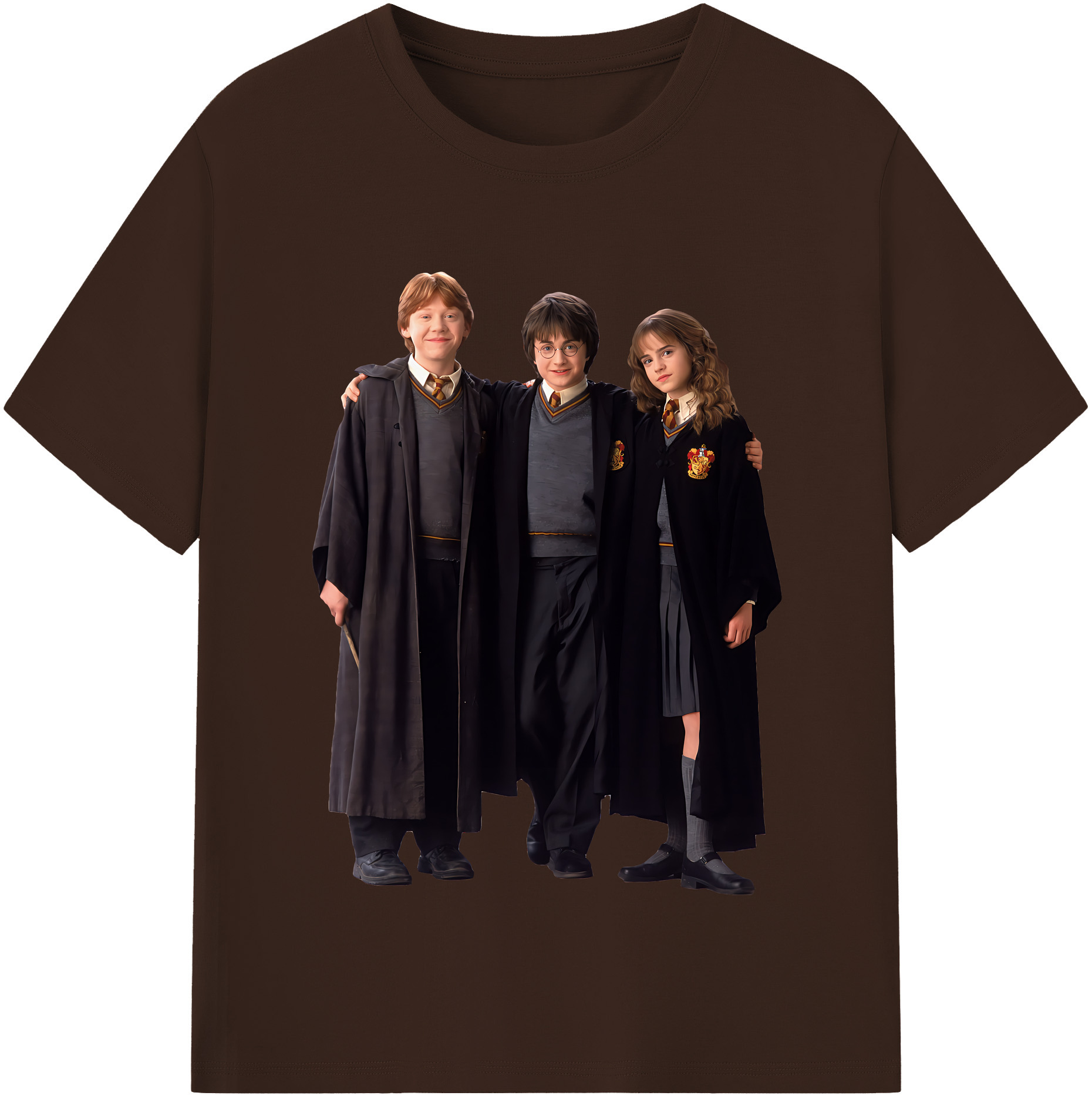 （画像用） Harry Potter ハリー・ポッターシリーズ 綿100％半袖Tシャツ（フロントプリント）
