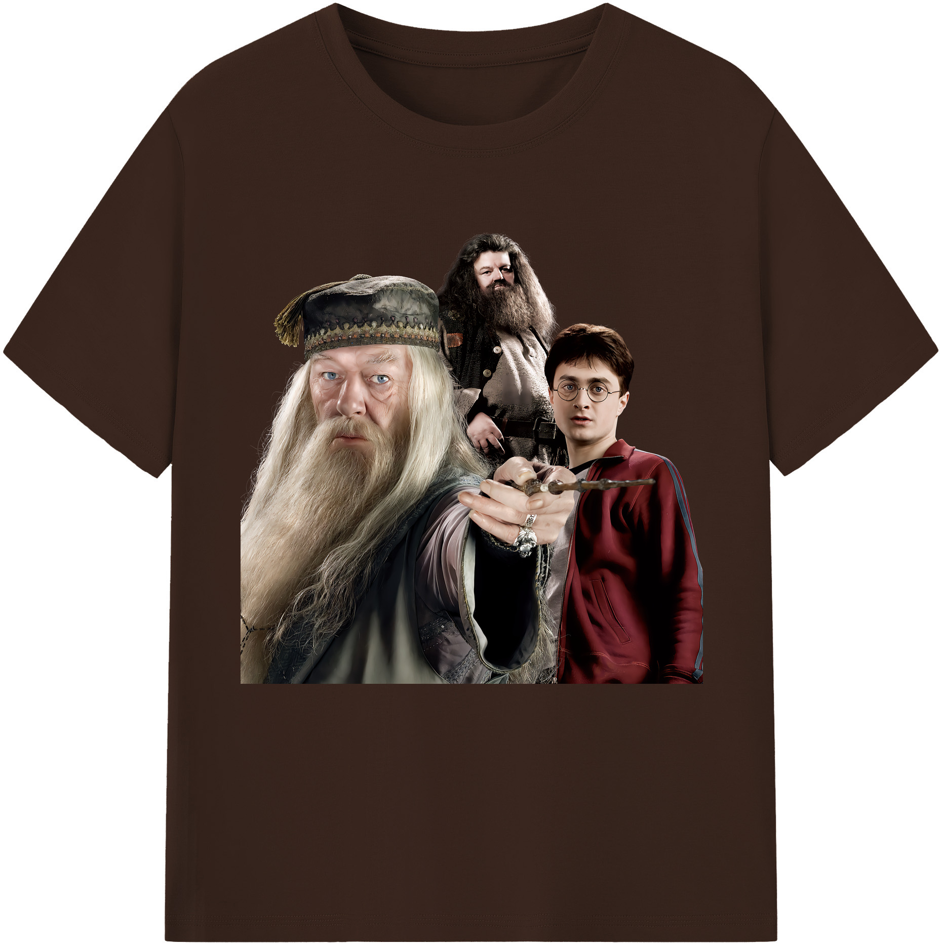 （画像用） Harry Potter ハリー・ポッターシリーズ 綿100％半袖Tシャツ（フロントプリント）