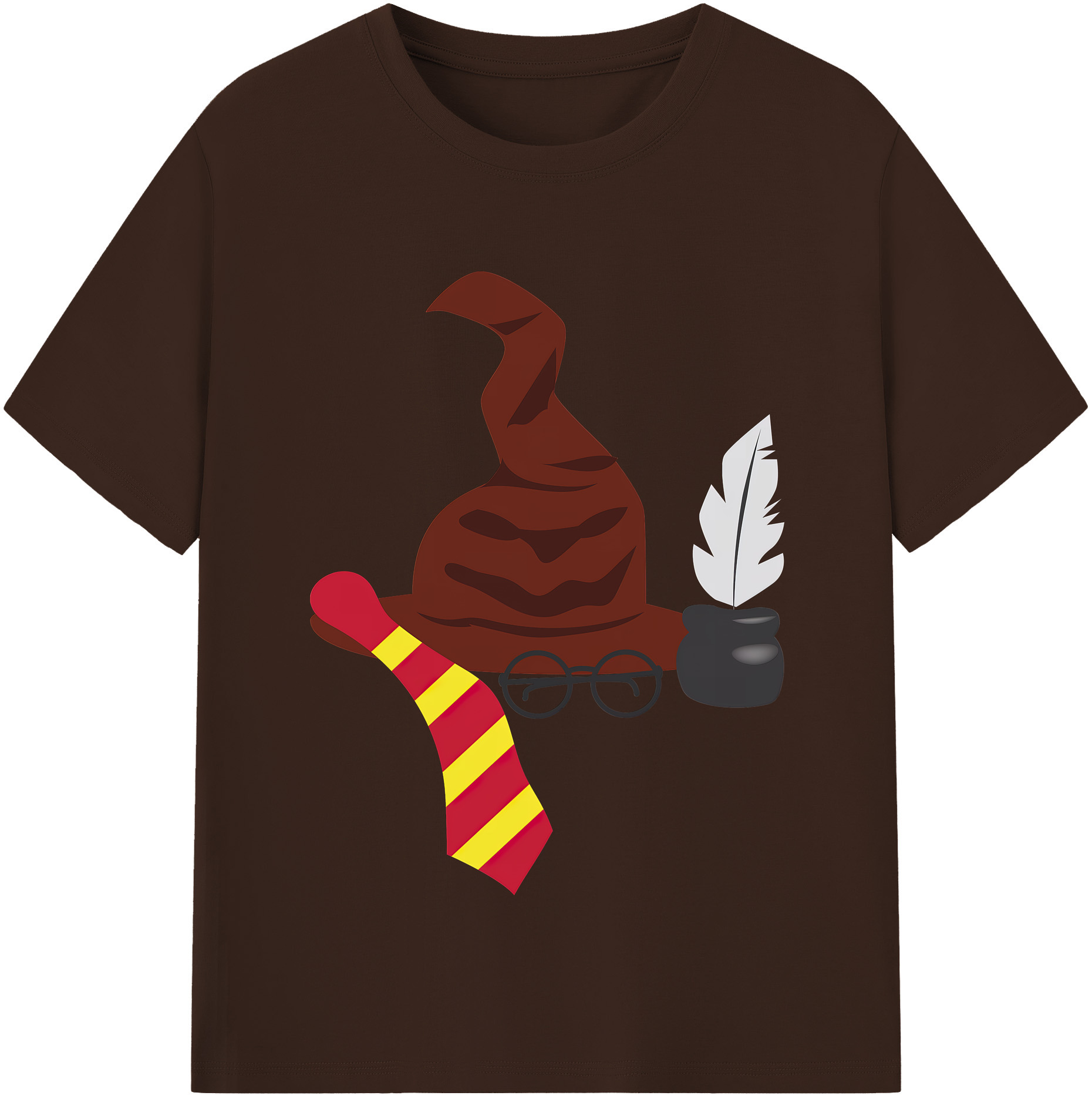 （画像用） Harry Potter ハリー・ポッターシリーズ 綿100％半袖Tシャツ（フロントプリント）