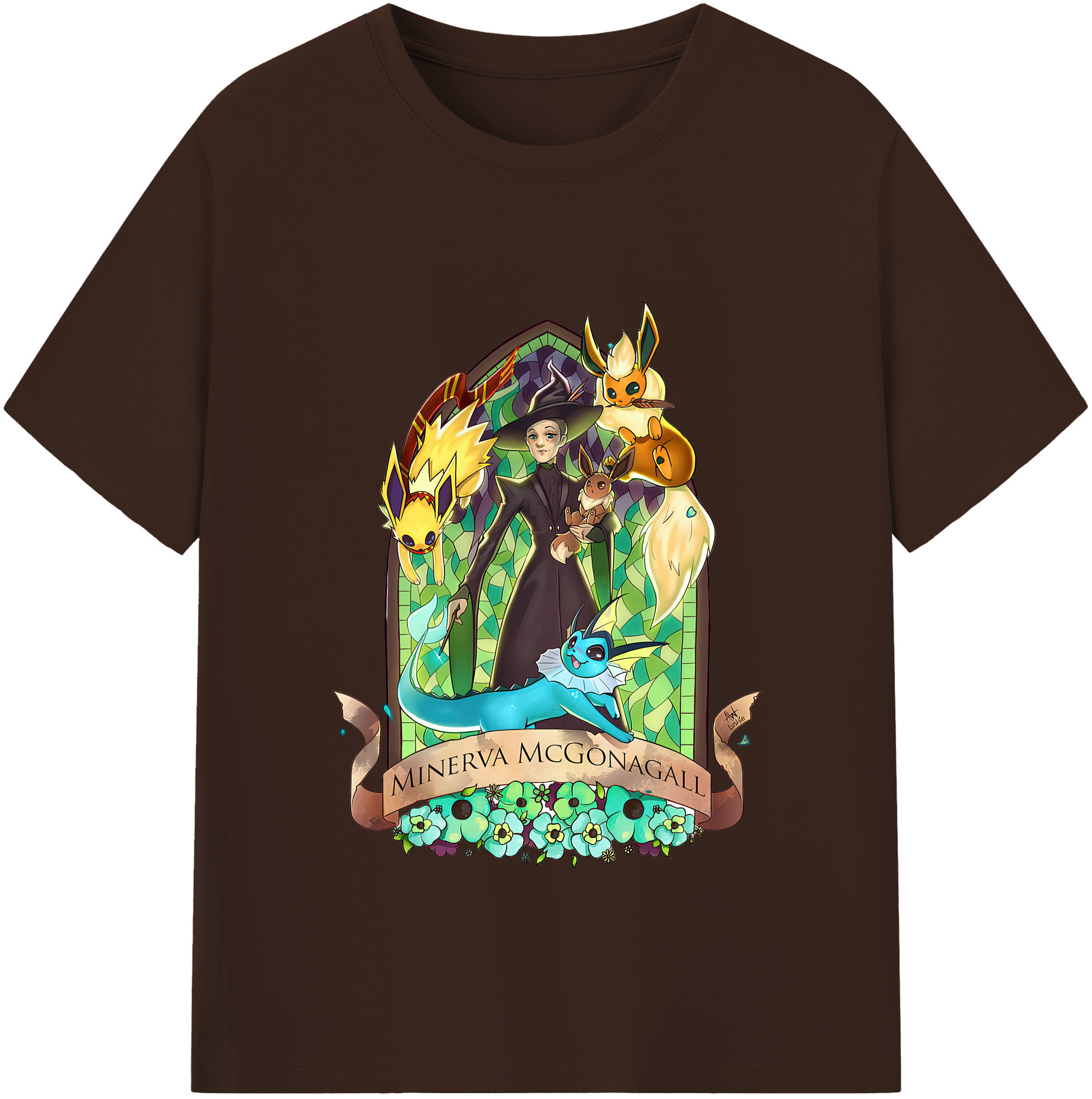 （画像用） Harry Potter ハリー・ポッターシリーズ 綿100％半袖Tシャツ（フロントプリント）