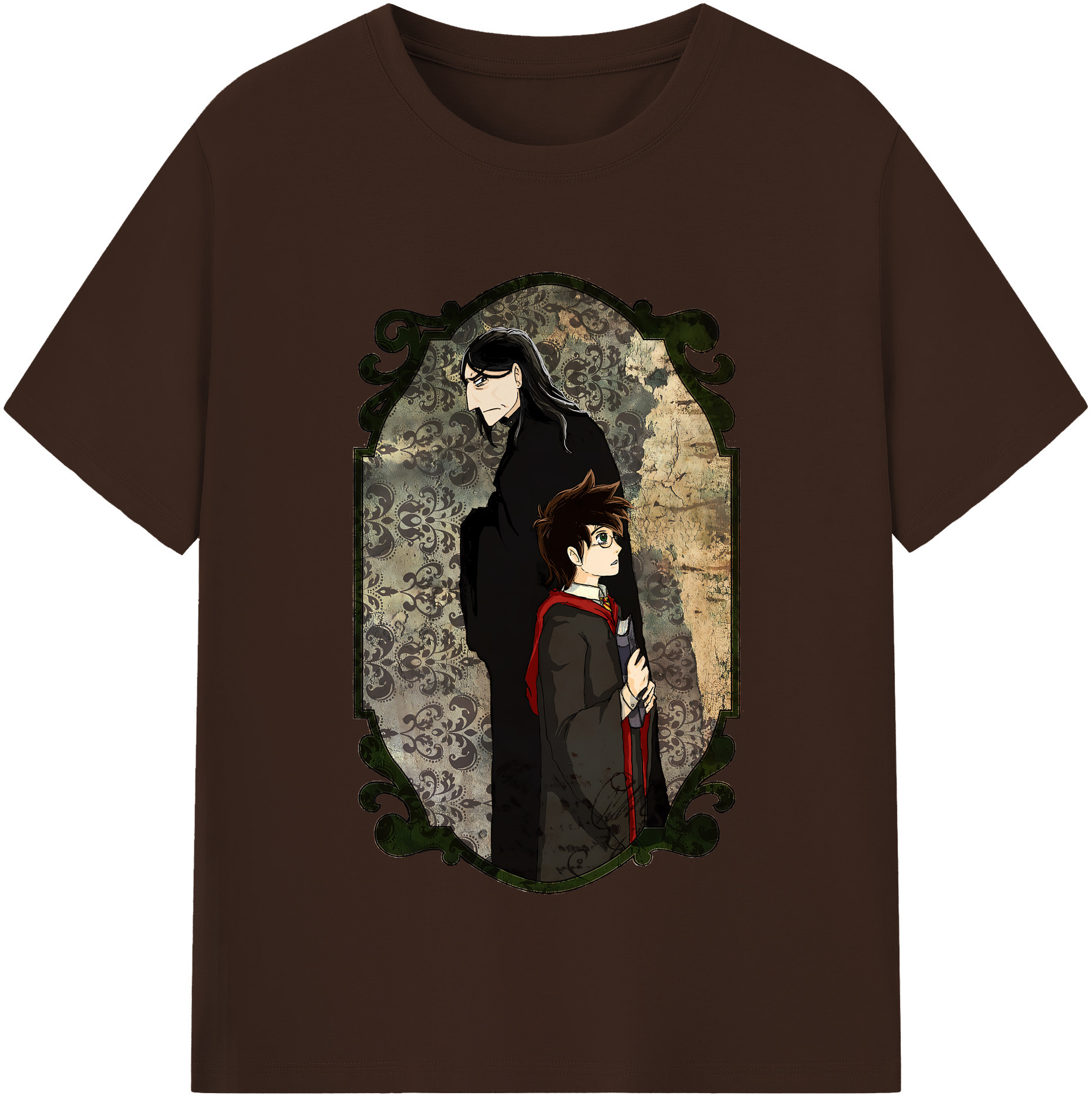 （画像用） Harry Potter ハリー・ポッターシリーズ 綿100％半袖Tシャツ（フロントプリント）
